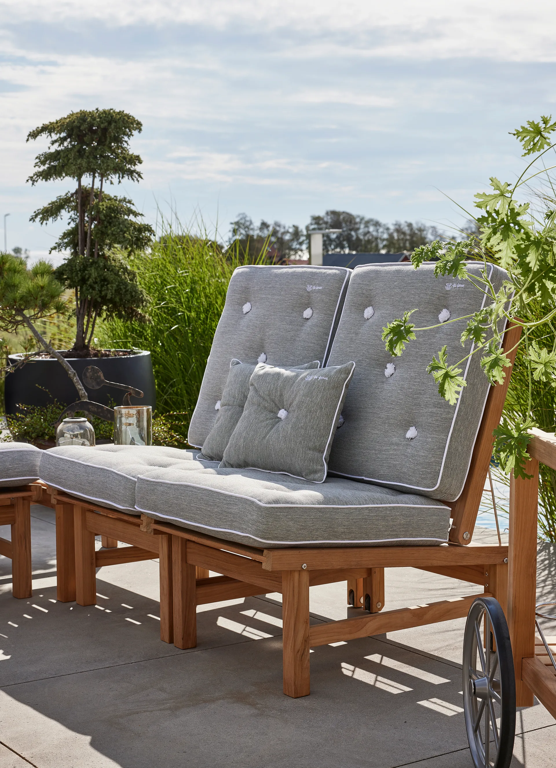 10 poltrona, Teak Fri Form