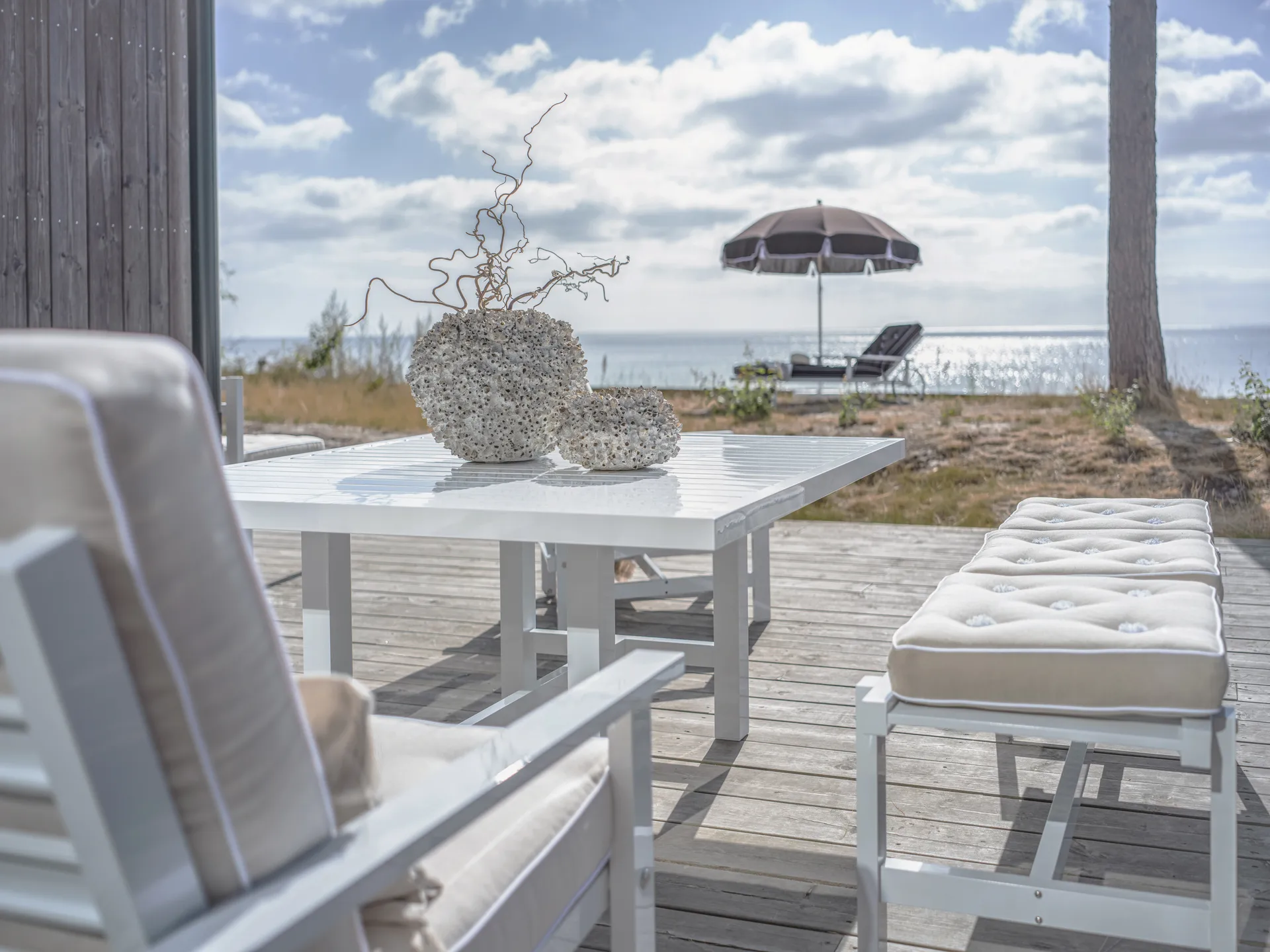 45 panca, Bianco, 135 cm Fri Form