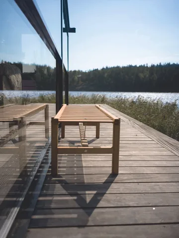 45 panca - Teak, 135 cm - Fri Form