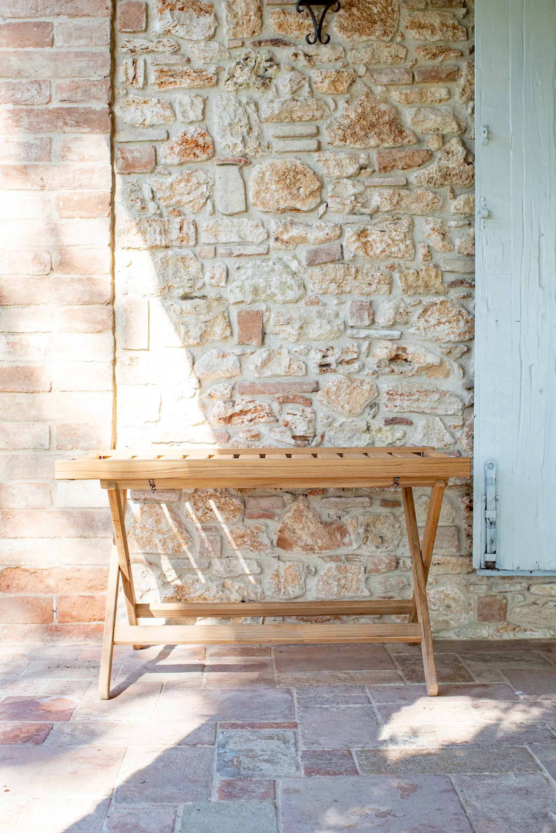 60 tavolino a vassoio, Teak, 59x94 cm Fri Form