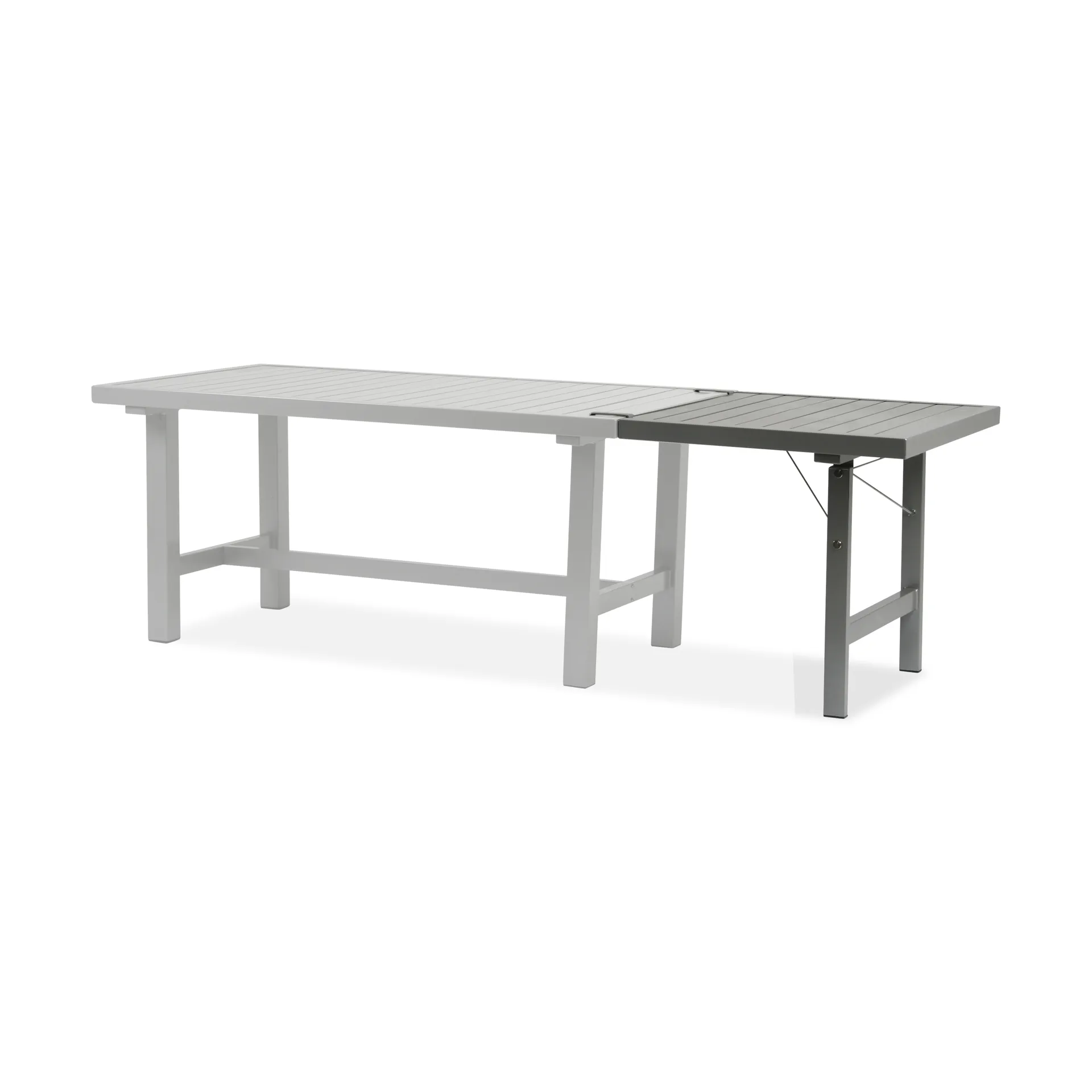 64 prolunga con gambe, Grigio, H: 72 cm Fri Form