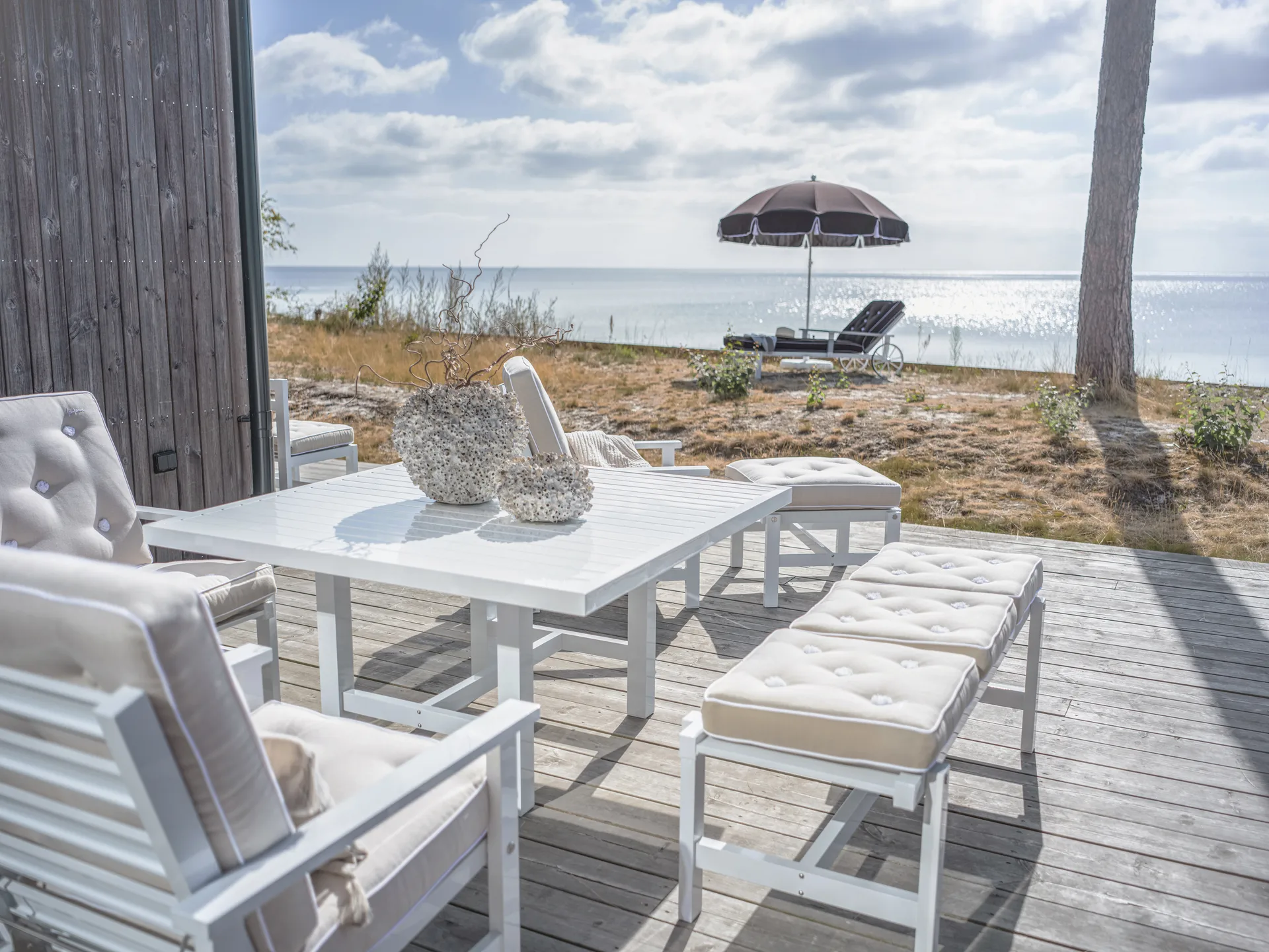 65 tavolo, Bianco, 124x133x66 cm Fri Form