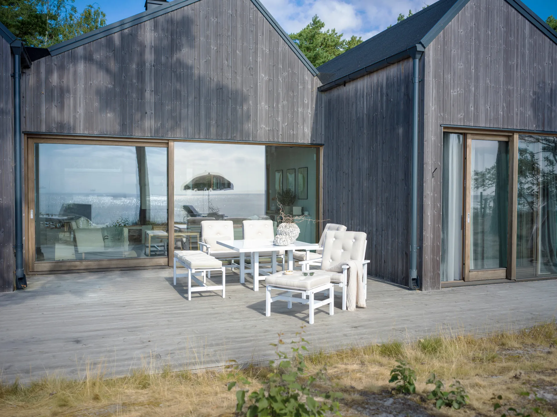 65 tavolo, Bianco, 124x133x66 cm Fri Form