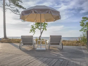 90 parasole - Beige, Ø220 cm - Fri Form