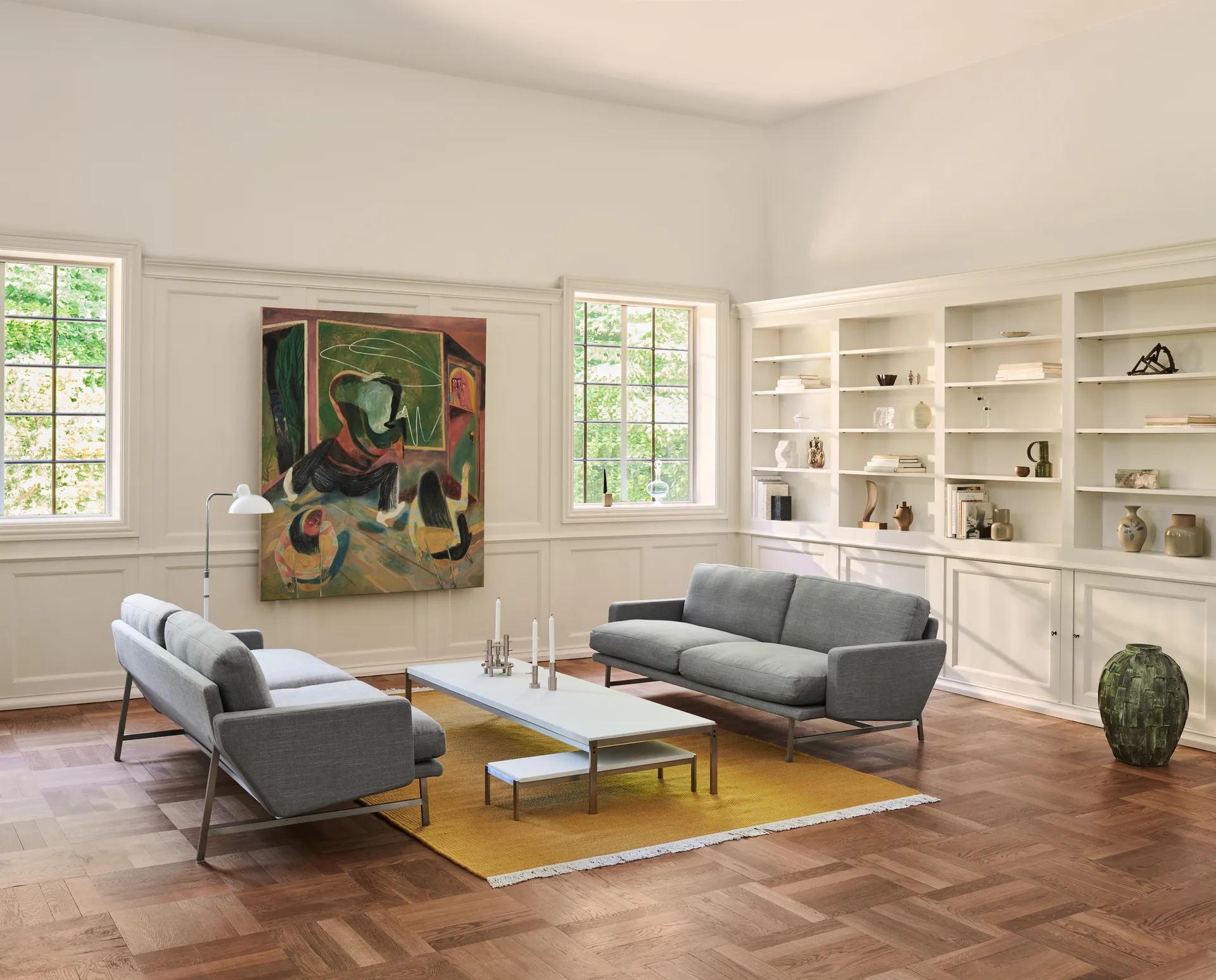 Candeliere singolo Jaime Hayon acciaio inossidabile , #1 Fritz Hansen