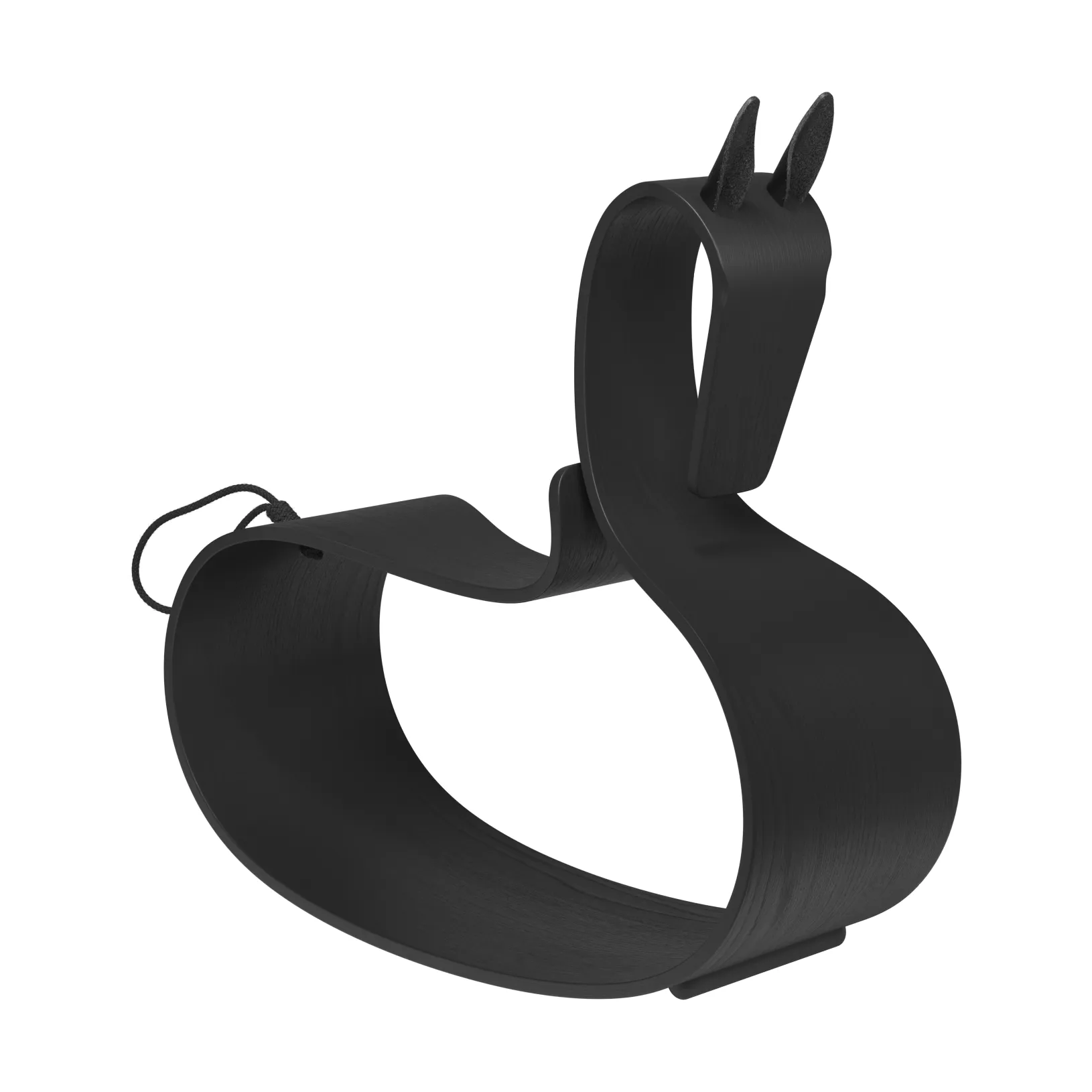 Cavallo a dondolo Rocking Horse, Frassino nero Fritz Hansen