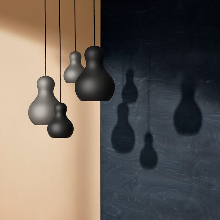 Lampada a sospensione Calabash P2 opaca - black meteor - Fritz Hansen