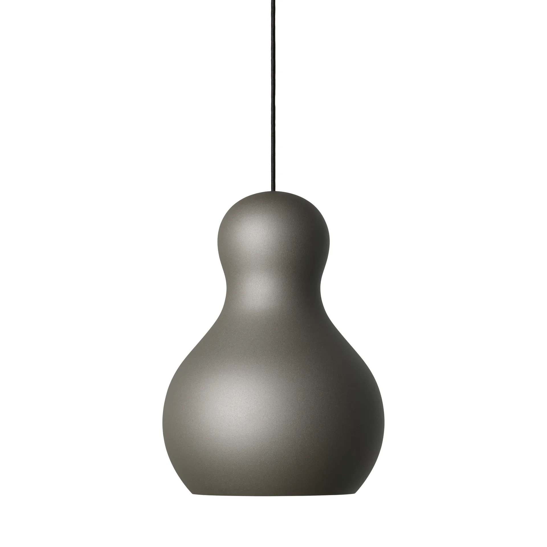 Lampada a sospensione Calabash P2 opaca, grey meteor Fritz Hansen