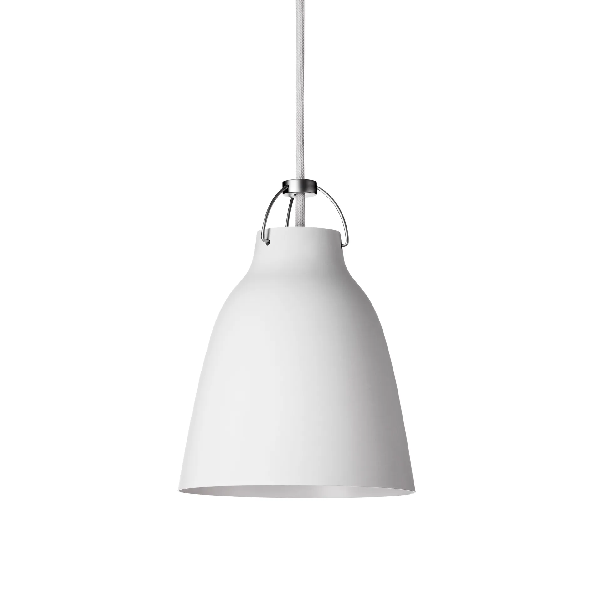 Lampada a sospensione Caravaggio P1 opaca, Bianco Fritz Hansen