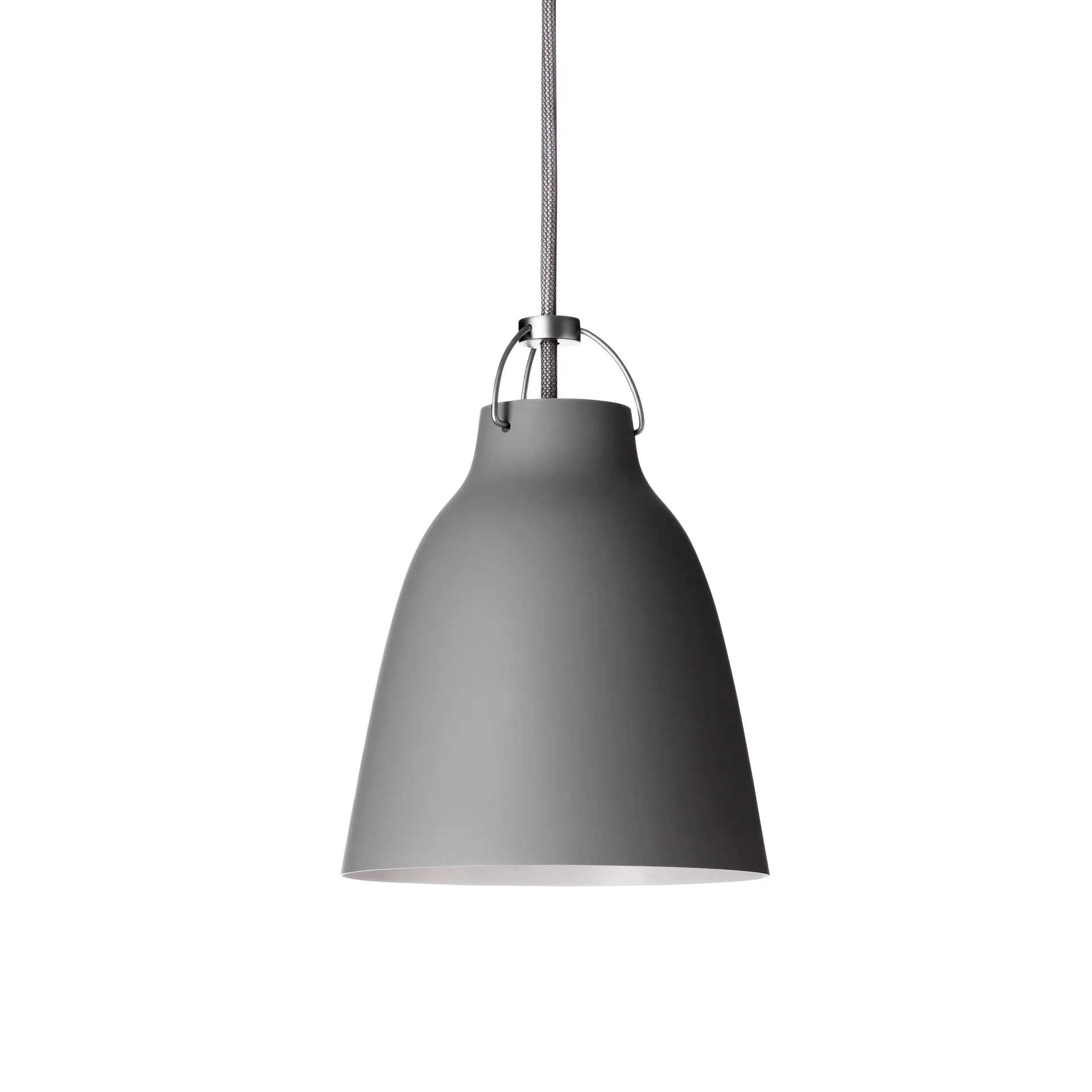 Lampada a sospensione Caravaggio P1 opaca, Grey45 Fritz Hansen