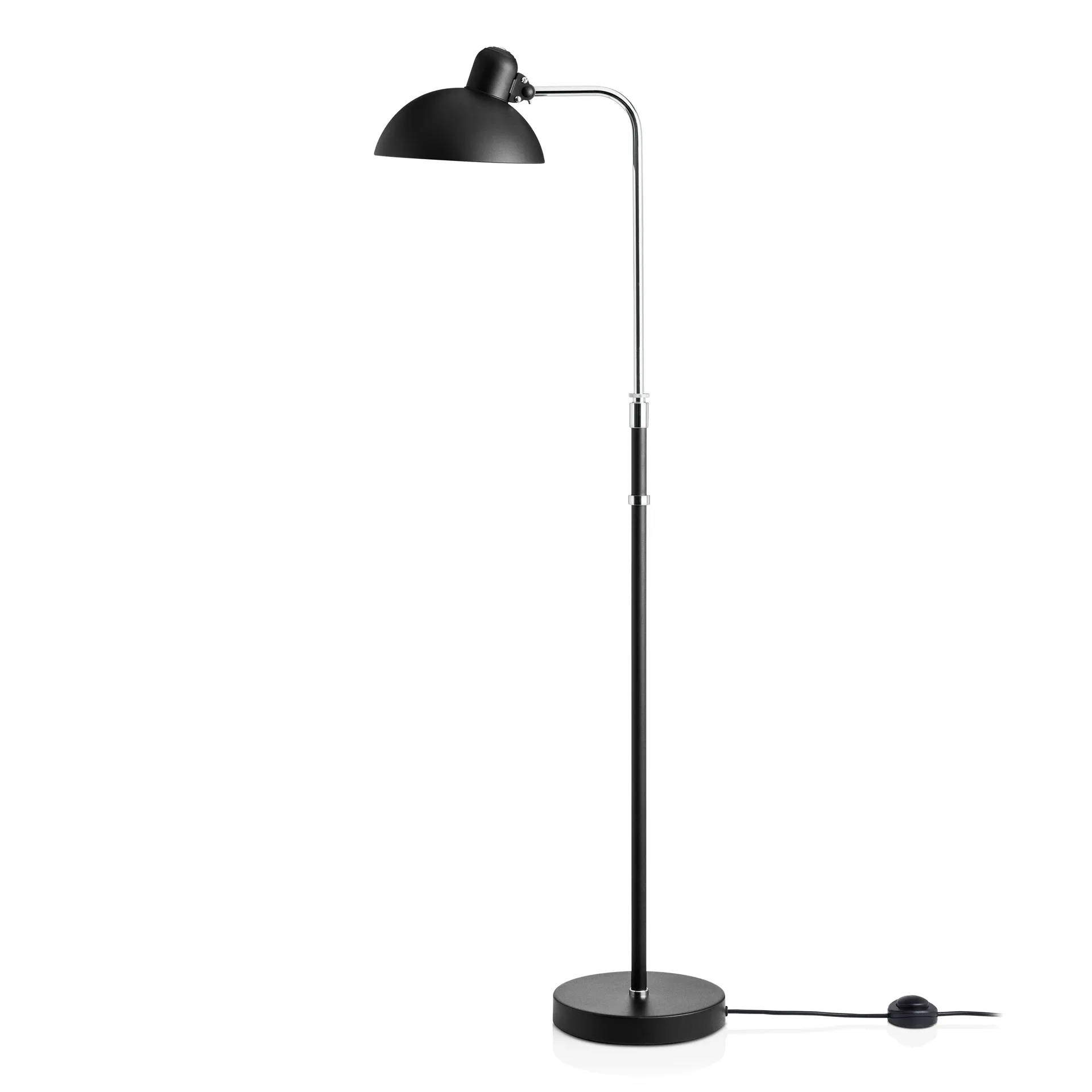 Lampada da terra Kaiser Idell 6580-F Luxus, Nero opaco Fritz Hansen