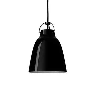 Lampadario Caravaggio 1 - nero, cavo tessile nero  - Fritz Hansen