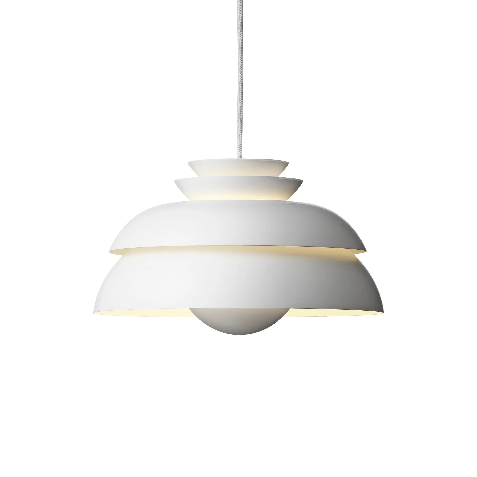 Lampadario Concert bianco, P1 Fritz Hansen