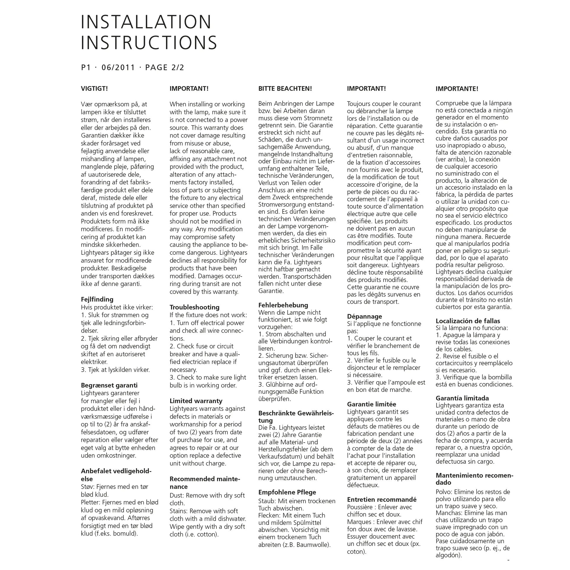 Lampadario Concert bianco, P1 Fritz Hansen