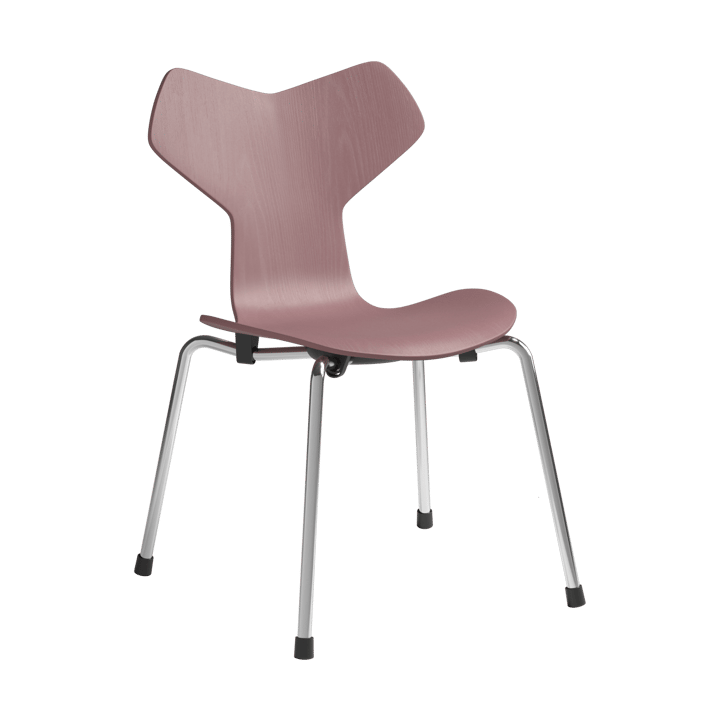 Sedia per bambini Grand Prix - Wild rose frassino verniciato-cromo - Fritz Hansen