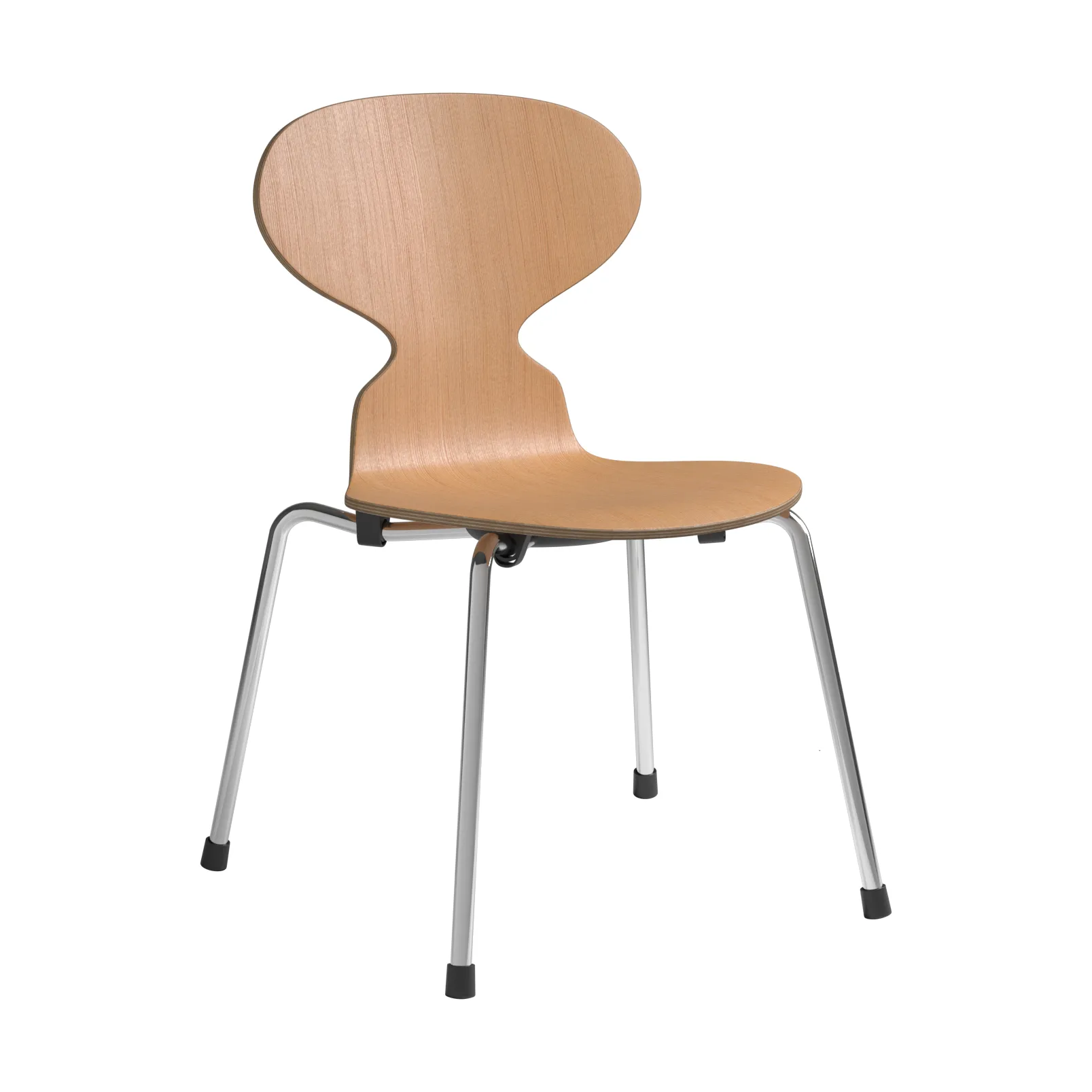 Sedia per bambini Myran, Oregon pine-cromo Fritz Hansen