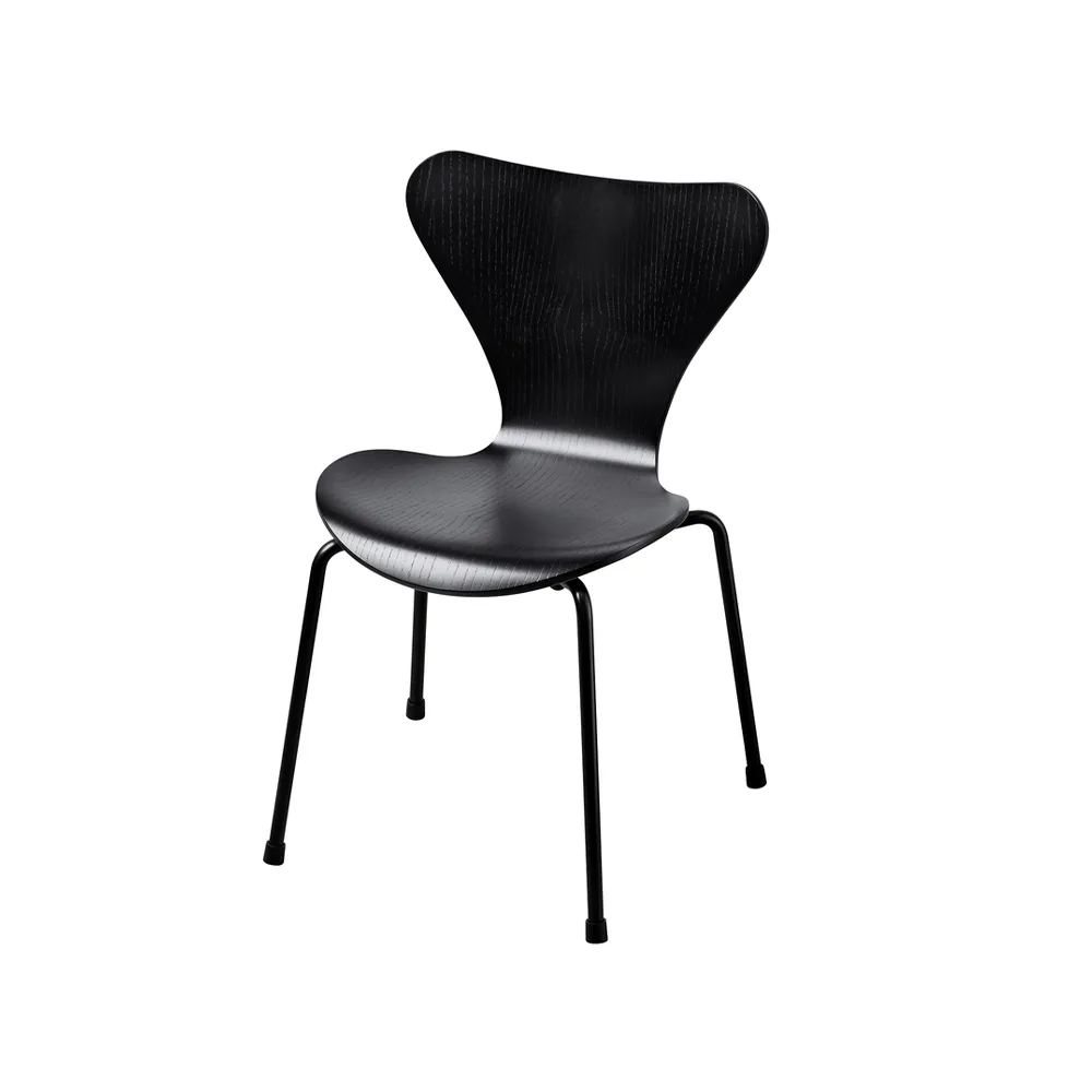 Sedia per bambini Series 7 3177, Black Fritz Hansen