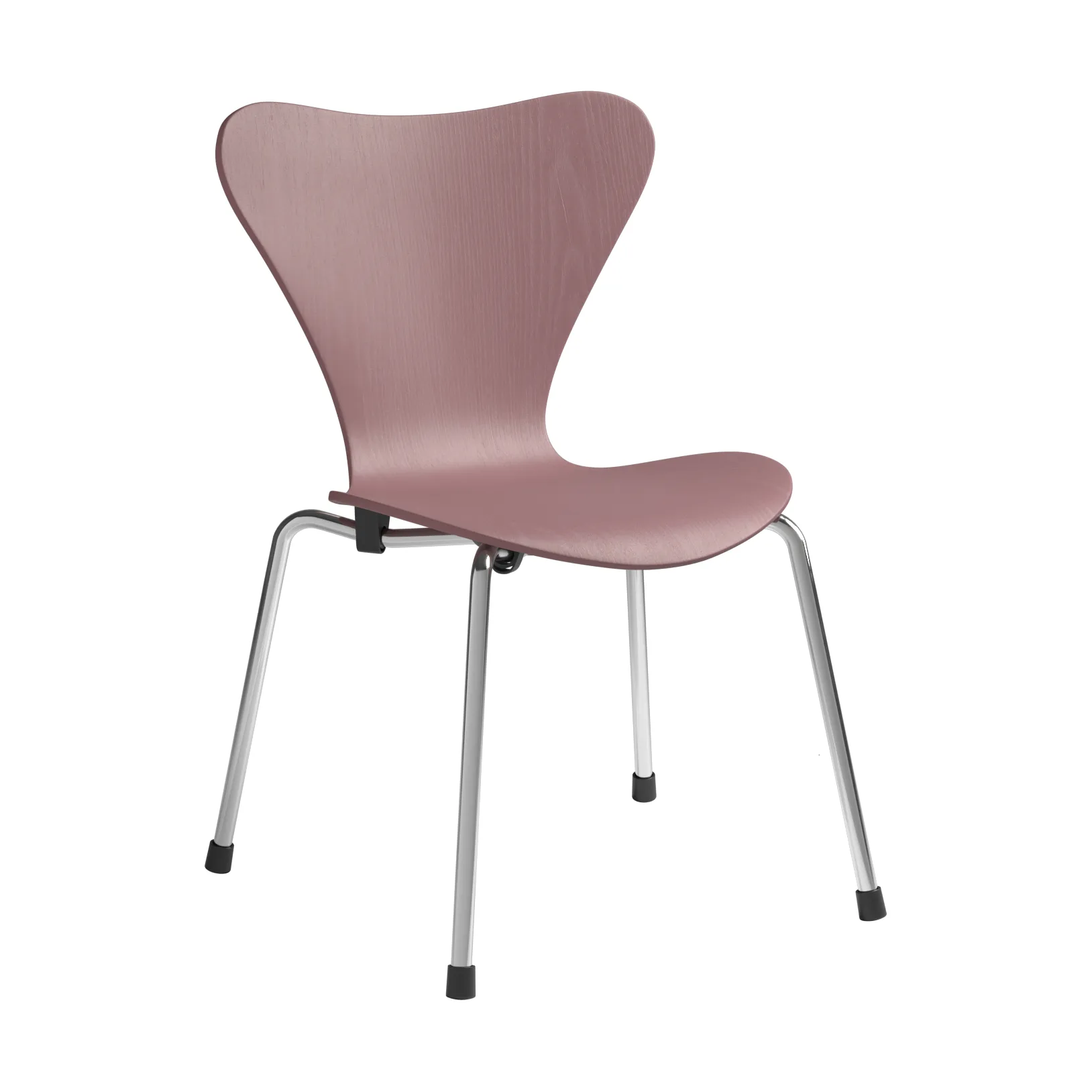 Sedia per bambini Series 7 3177, Wild rose frassino verniciato-cromo Fritz Hansen