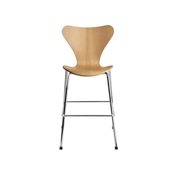 Sedia Series 7 Junior cromata 3177 - Rovere - Fritz Hansen