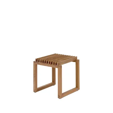 Sgabello Cutter - Teak - Fritz Hansen