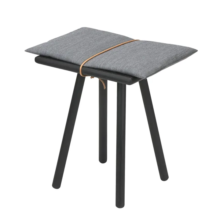 Sgabello Georg - Rovere verniciato nero - Fritz Hansen