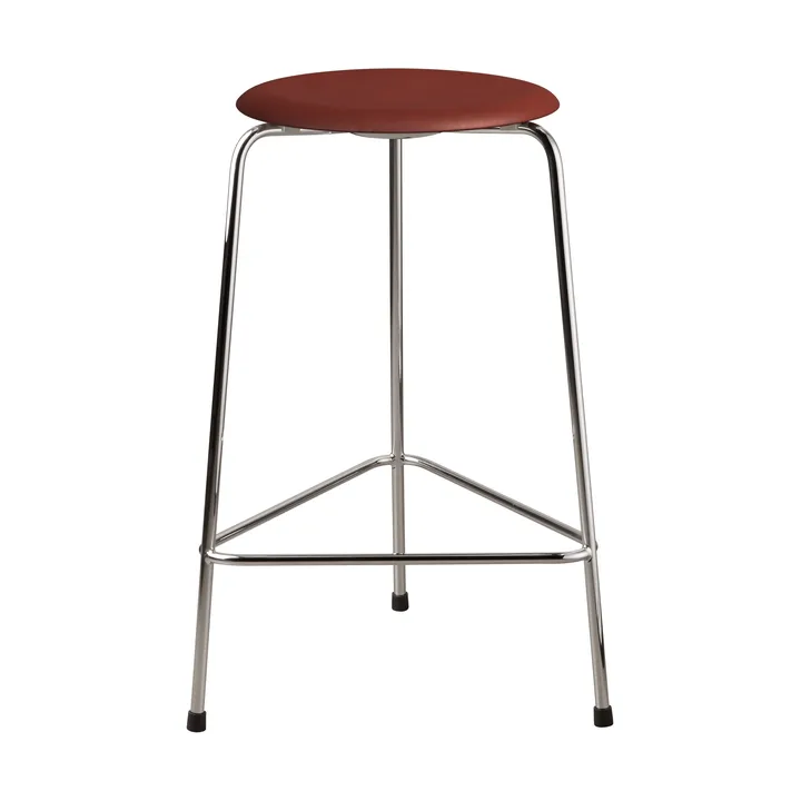 Sgabello in pelle High Dot - Chestnut - Fritz Hansen