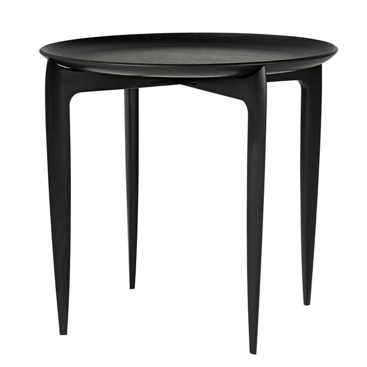 Tavolo Vassoio Foldable Ø 45 cm - Nero - Fritz Hansen