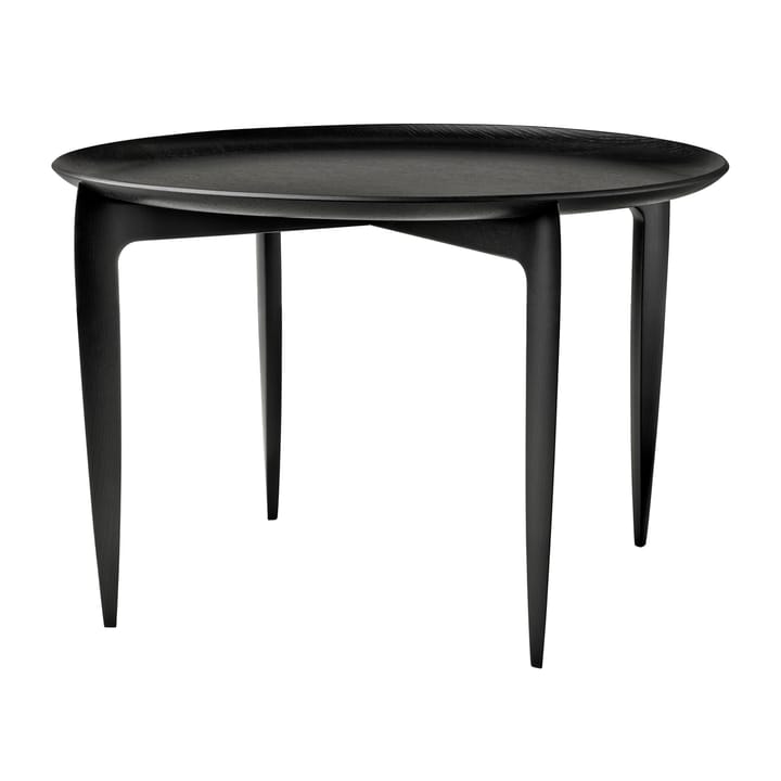 Tavolo Vassoio Foldable Ø 60 cm - Nero - Fritz Hansen