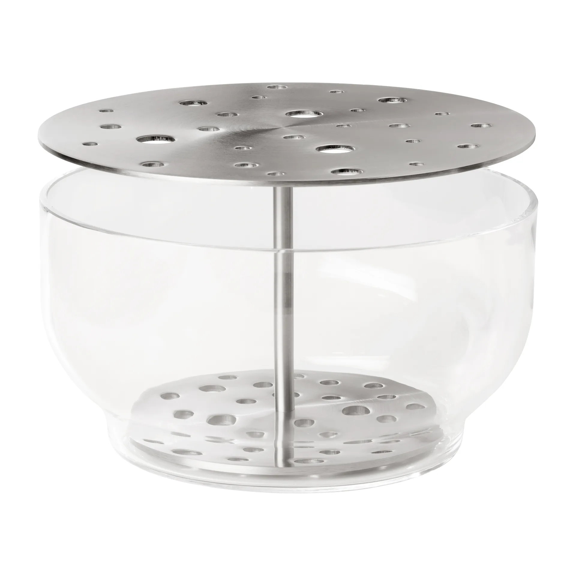 Vaso Ikebana acciaio inossidabile , Grande Fritz Hansen