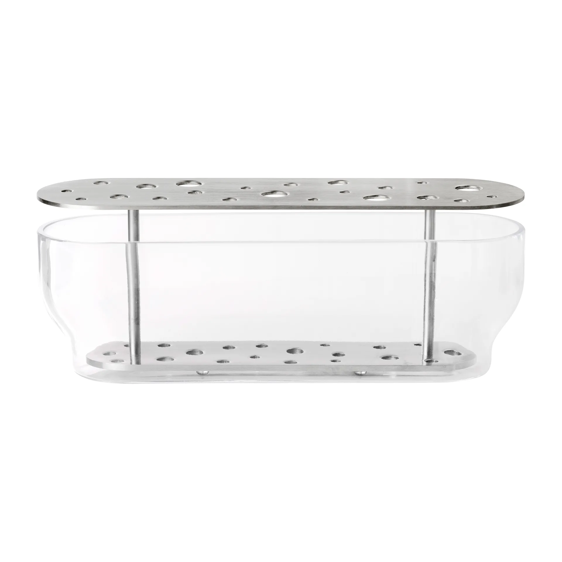 Vaso Ikebana acciaio inossidabile , Lungo Fritz Hansen