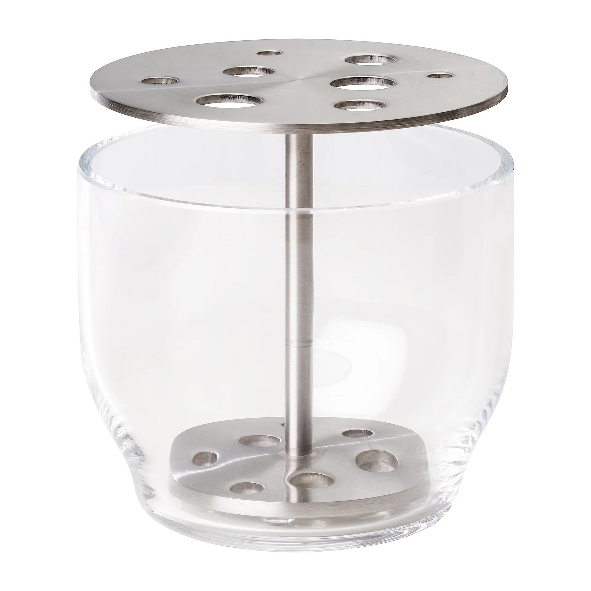 Vaso Ikebana acciaio inossidabile , Piccolo Fritz Hansen