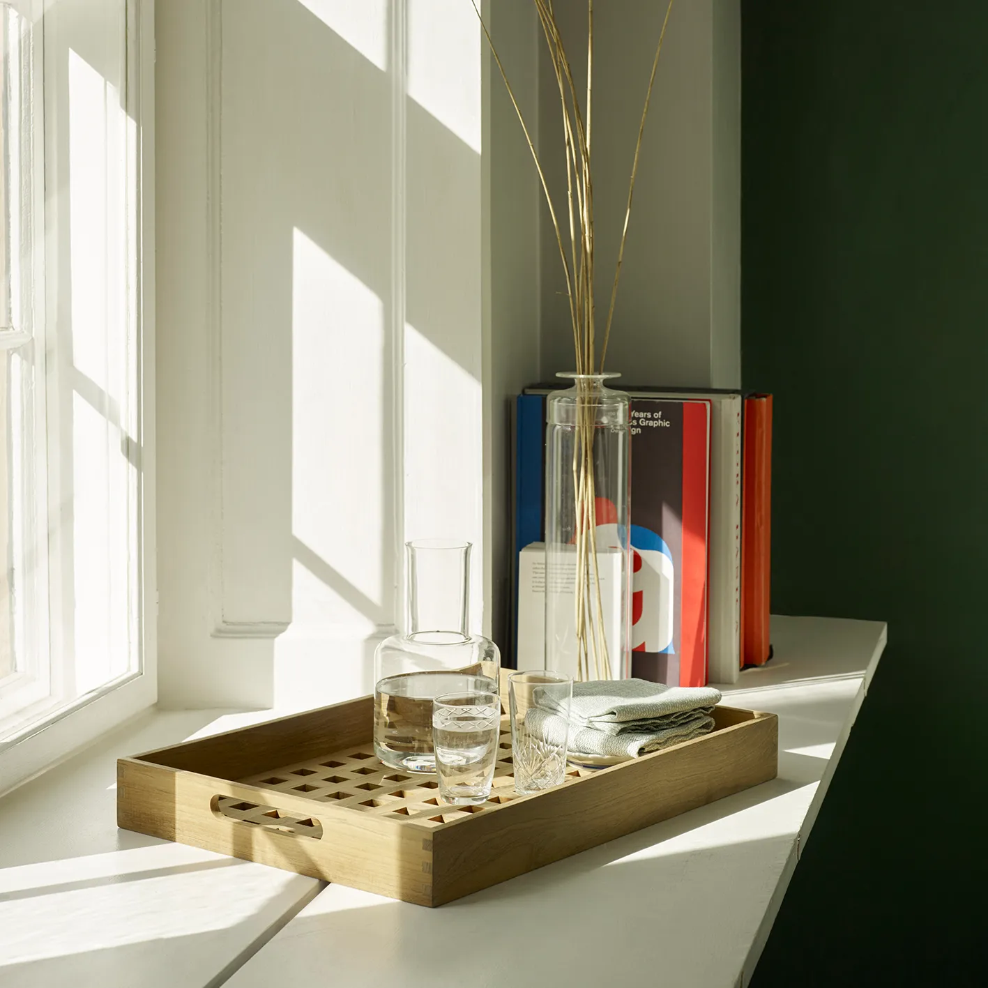 Vassoio Fionia 32x48 cm, Teak Fritz Hansen