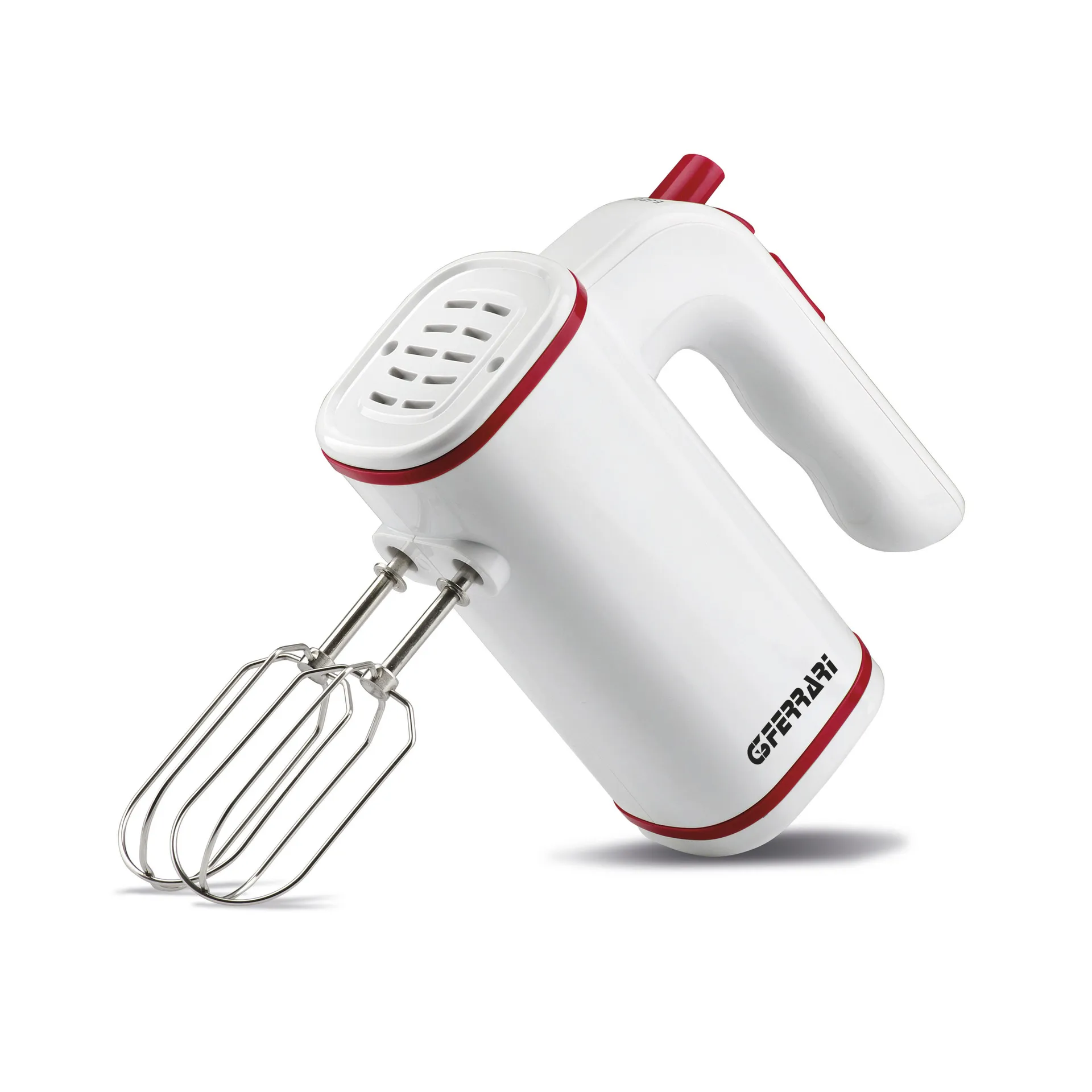 Dolcecuore frusta elettrica 17,5 cm, Bianco-rosso G3 Ferrari