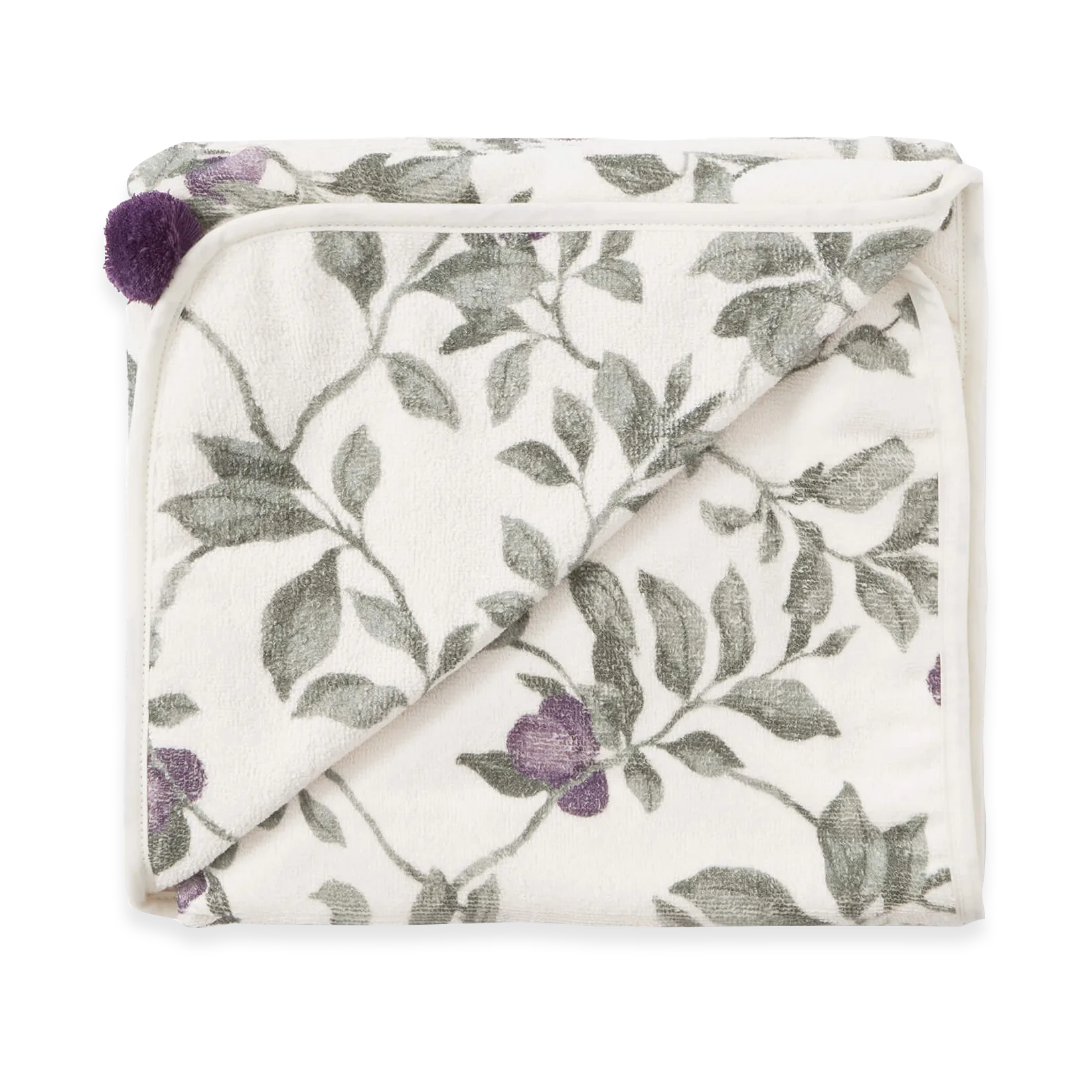 Asciugamano in spugna con cappuccio Plum, 80x80 cm Garbo&Friends