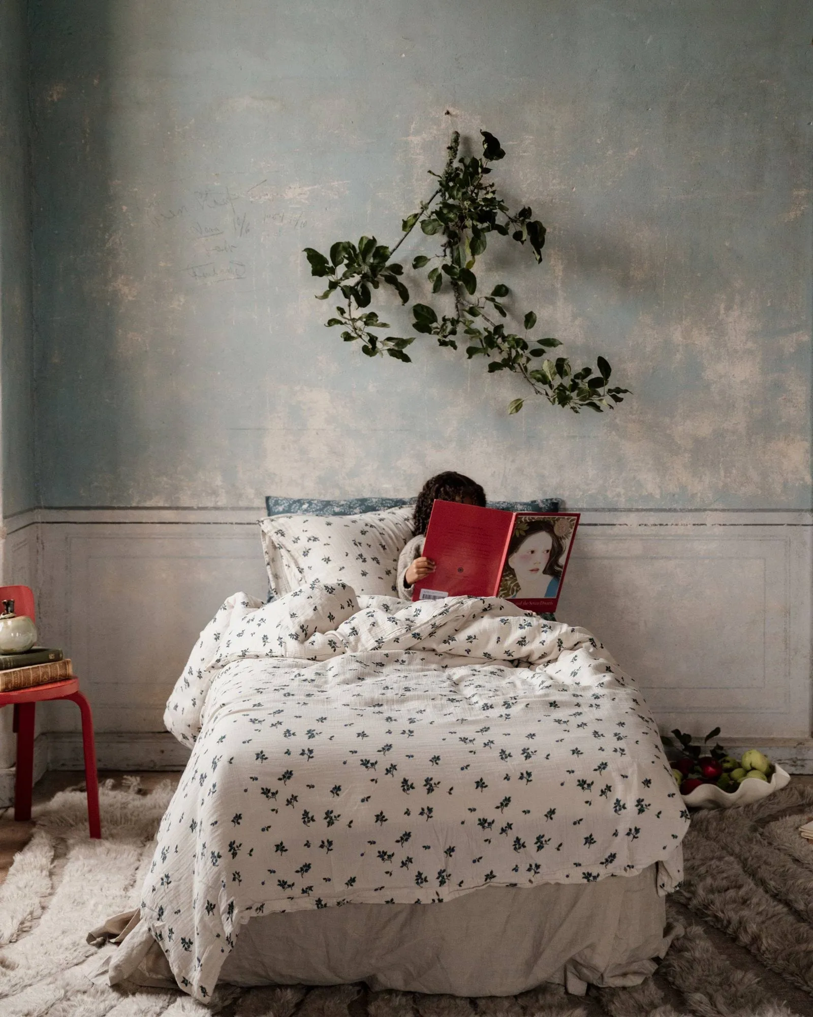 Blueberry Mussola copripiumino, 135x200 cm Garbo&Friends
