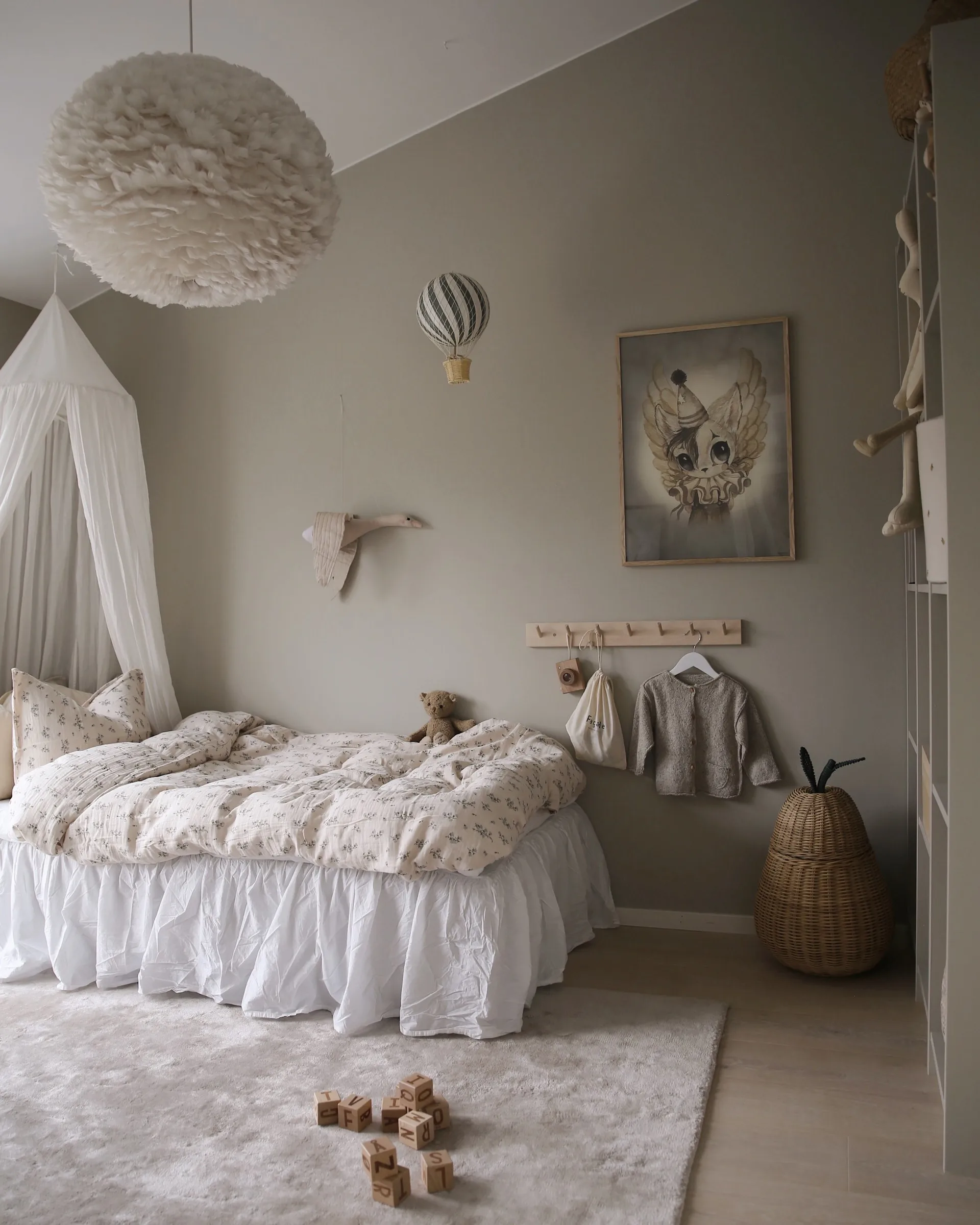 Completo letto Bluebell Muslin, 150x210 cm/50x60 cm Garbo&Friends