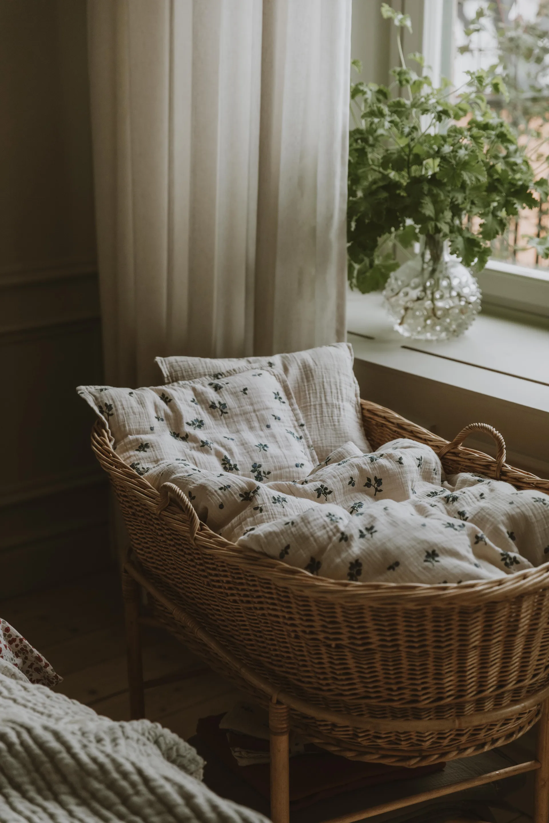 Completo letto Blueberry Muslin baby, 70x80 cm/28x35 cm Garbo&Friends