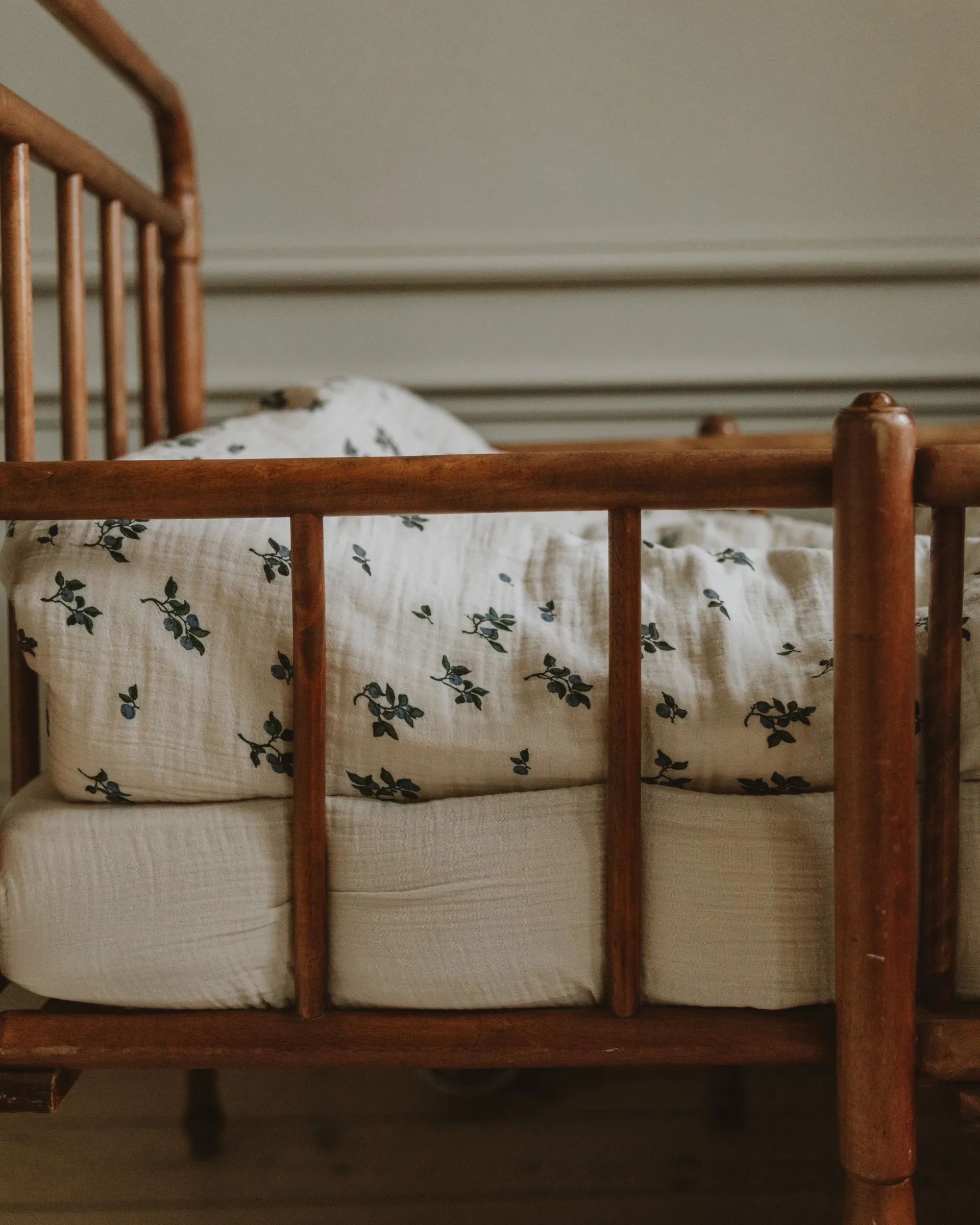Completo letto Blueberry Muslin junior, 100x140 cm/40x60 cm Garbo&Friends