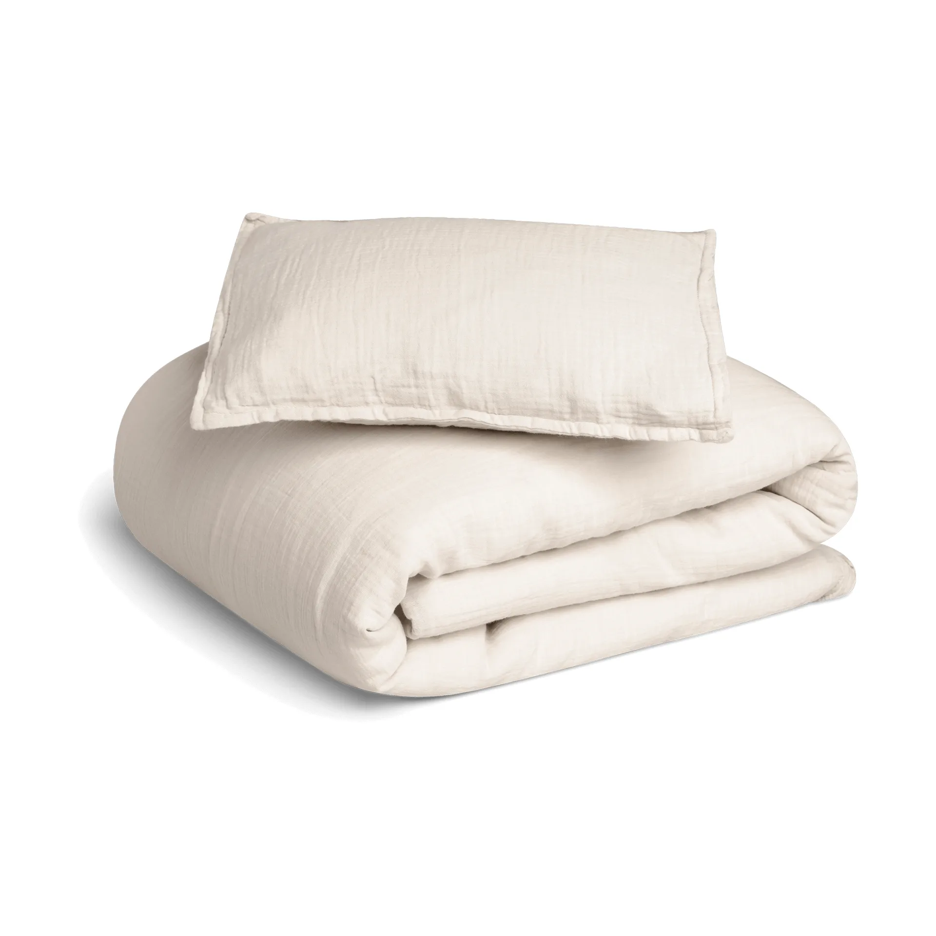 Completo letto Eggshell Muslin baby, 70x80 cm/28x35 cm Garbo&Friends