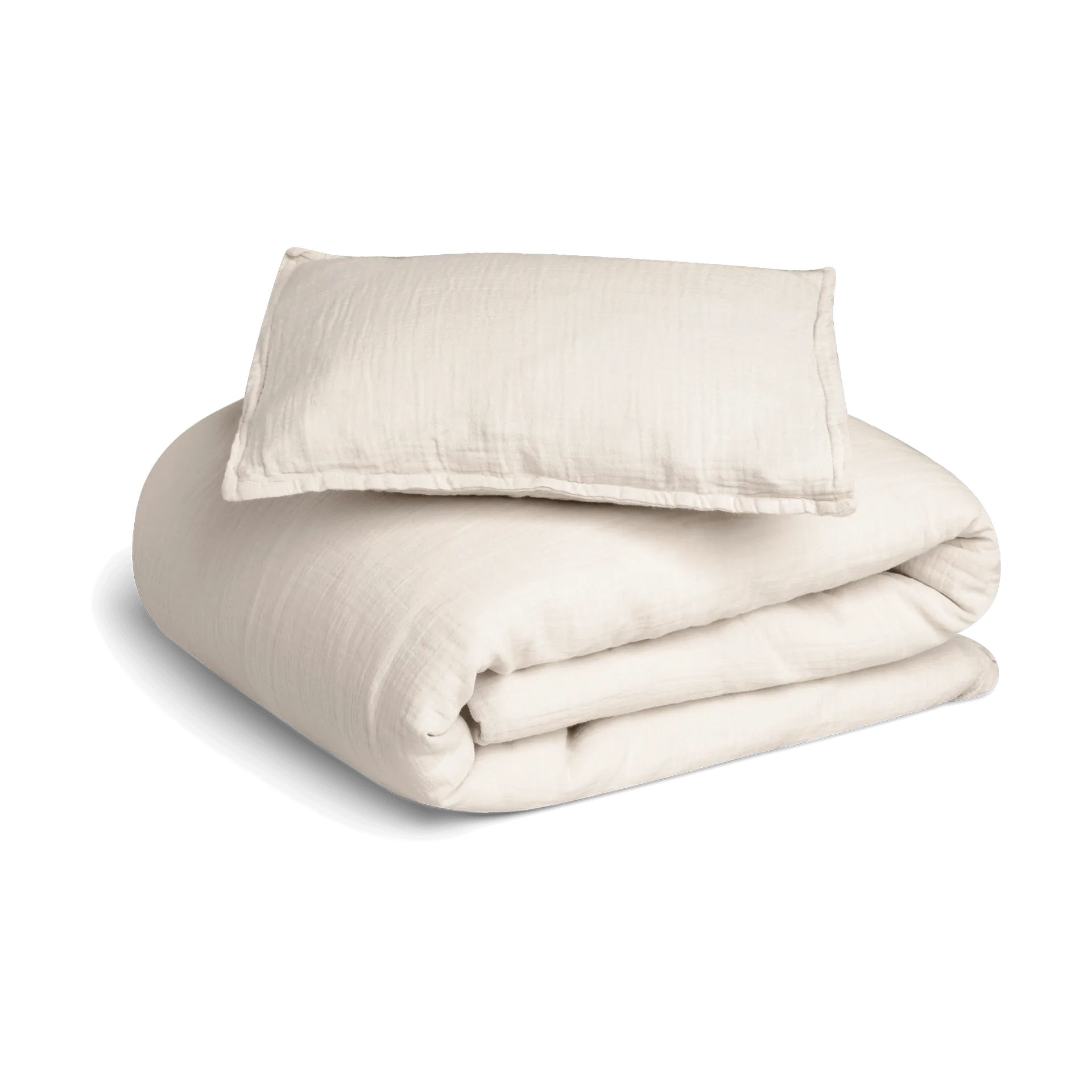 Completo letto Eggshell Muslin junior, 100x130 cm/35x55 cm Garbo&Friends