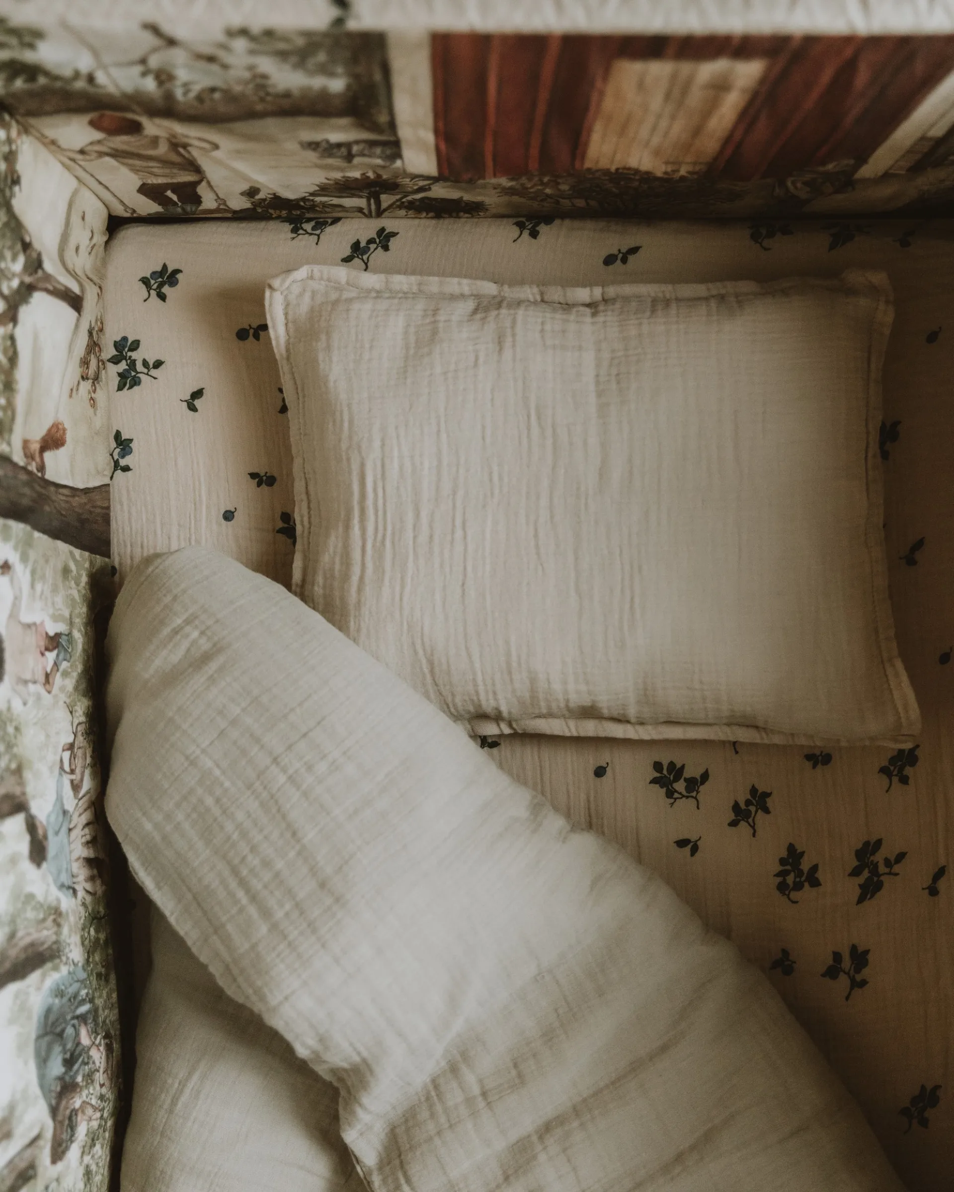 Completo letto Eggshell Muslin junior, 100x130 cm/35x55 cm Garbo&Friends