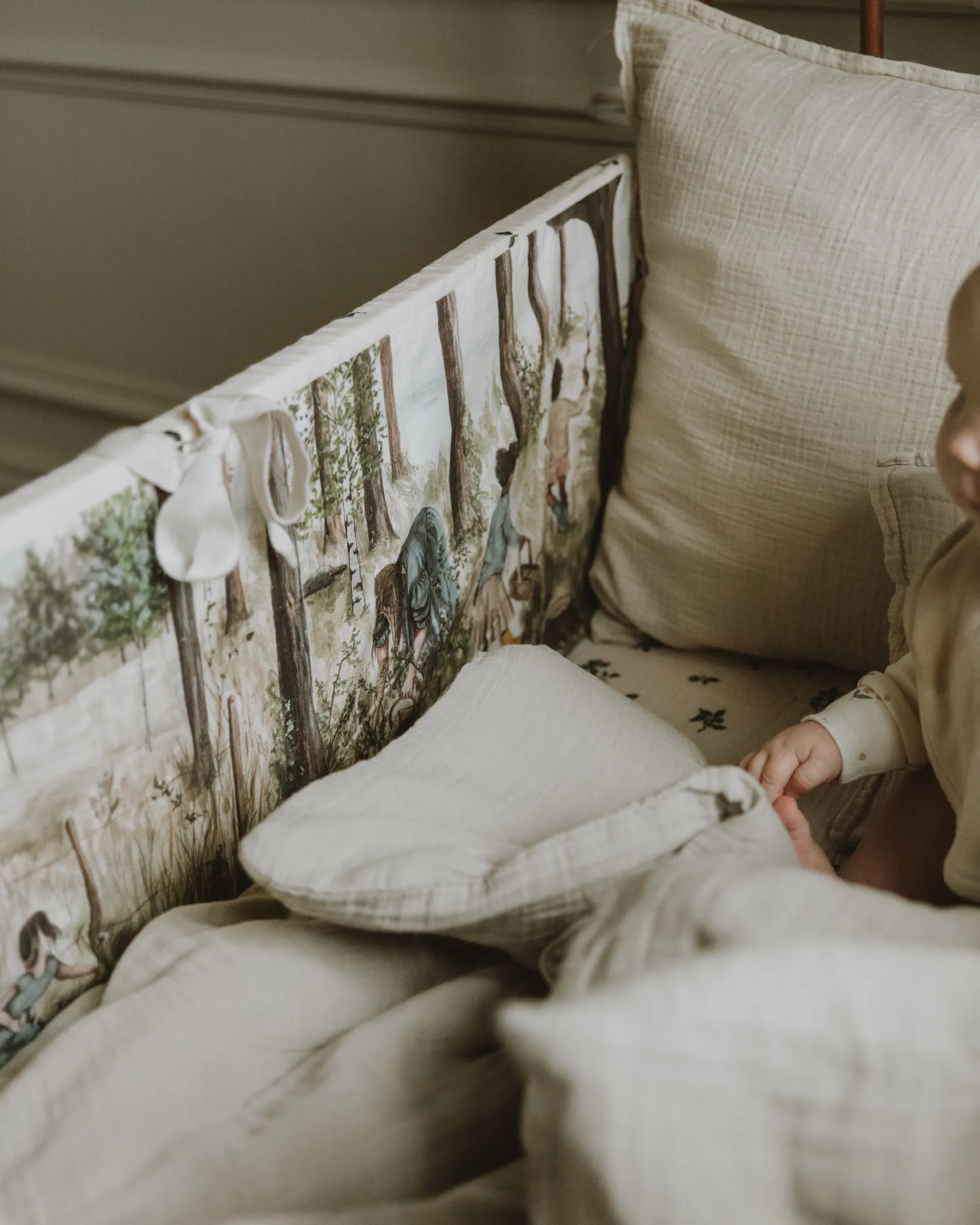 Completo letto Eggshell Muslin junior, 100x140 cm/40x60 cm Garbo&Friends