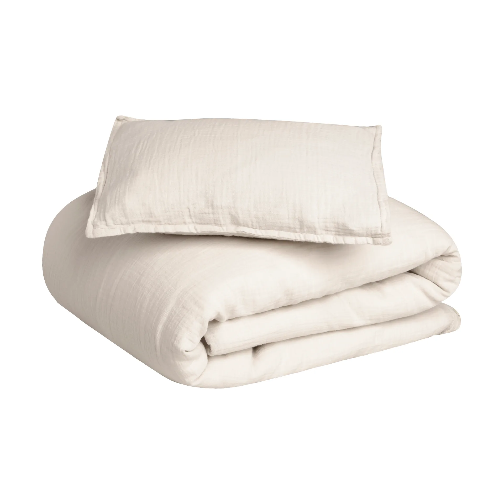 Completo letto Eggshell Muslin junior, 100x140 cm/40x60 cm Garbo&Friends