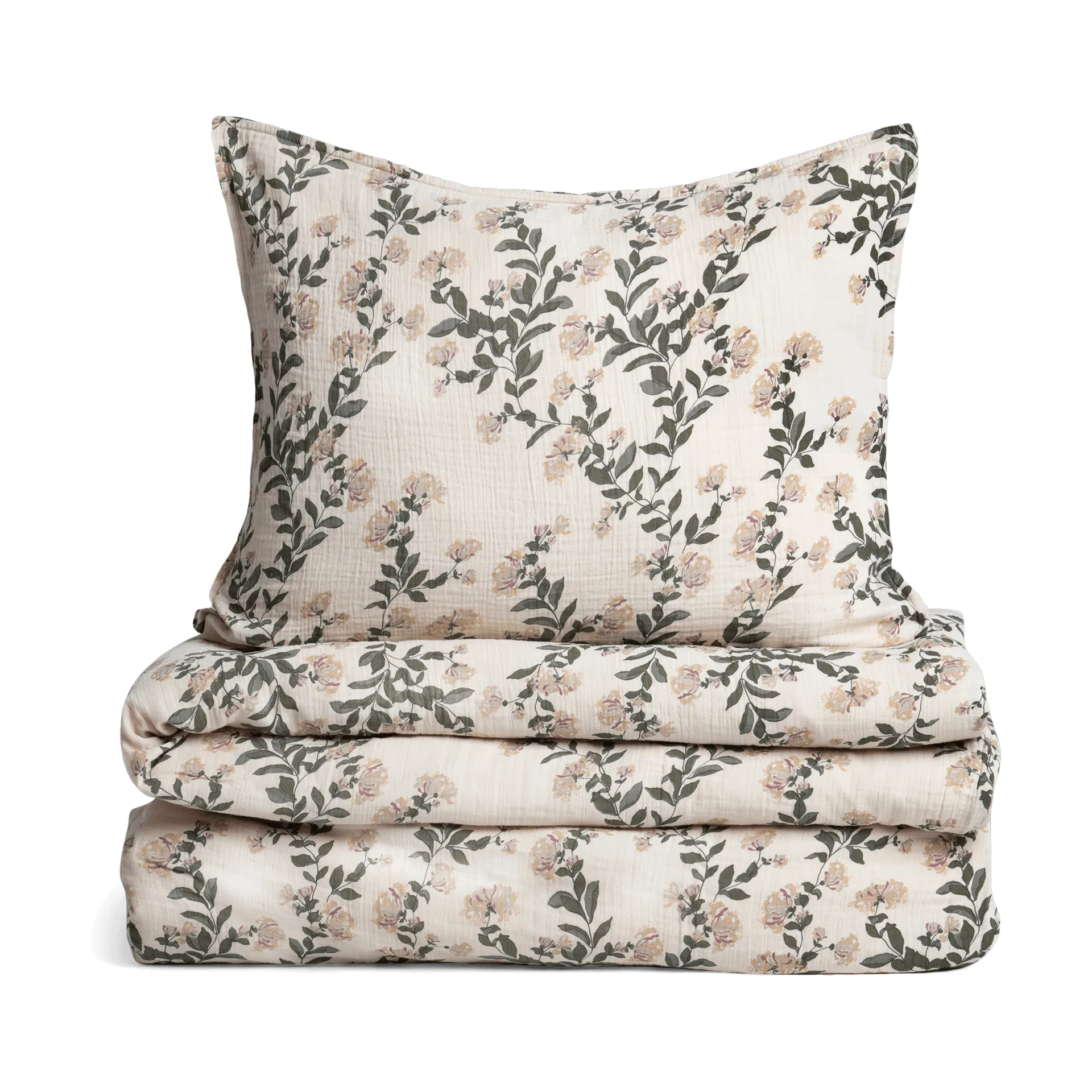 Completo letto Honeysuckle Muslin, 140x200 cm/50x70 cm Garbo&Friends