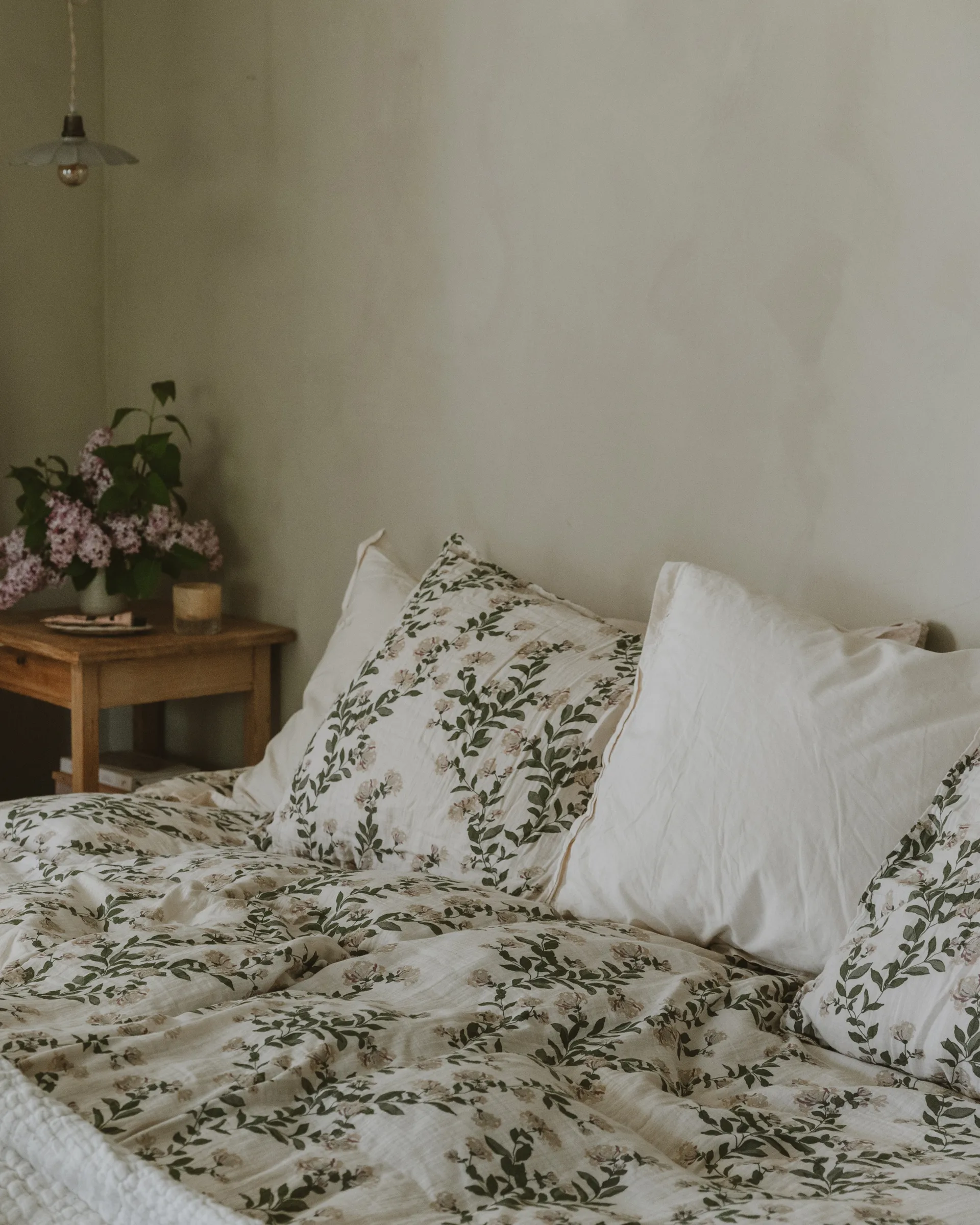 Completo letto Honeysuckle Muslin, 140x200 cm/50x75 cm Garbo&Friends