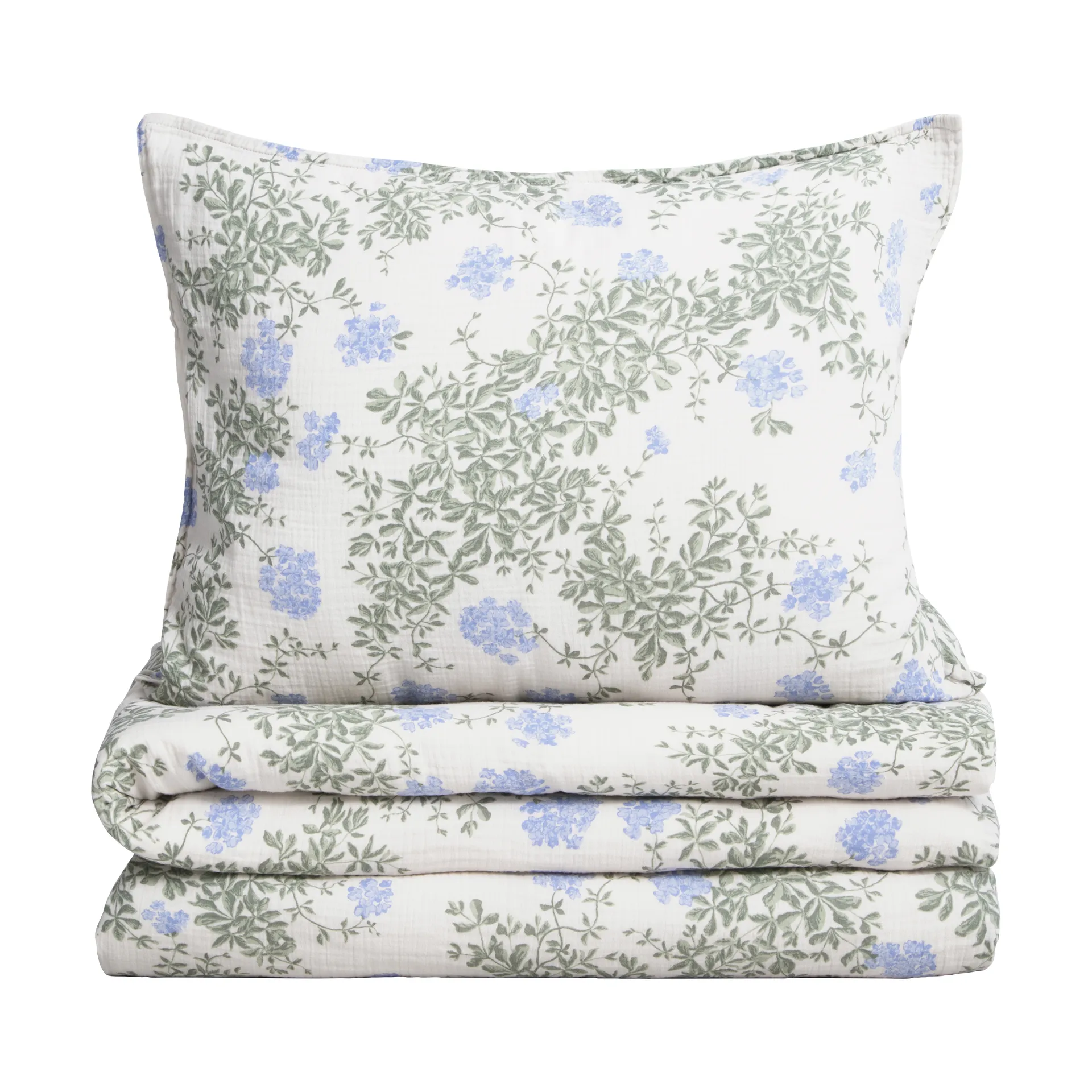 Completo letto Plumbago Muslin, 140x200 cm/50x75 cm Garbo&Friends