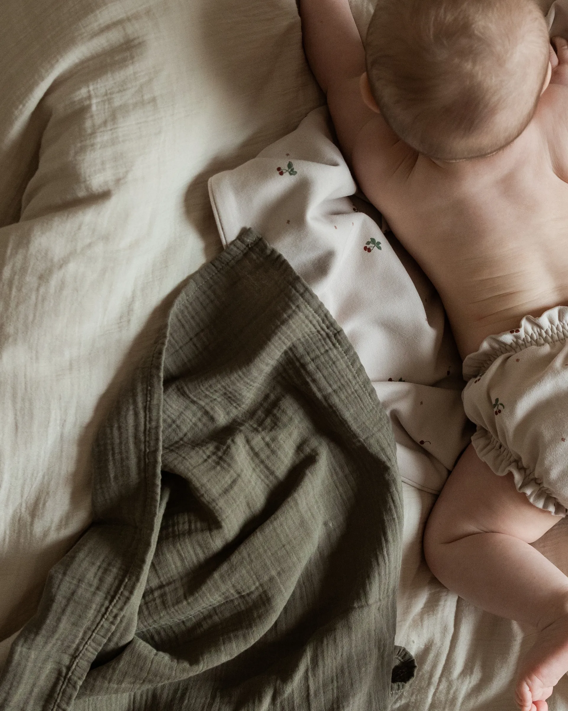 Coperta Geranium Muslin Swaddle, 110x110 cm Garbo&Friends