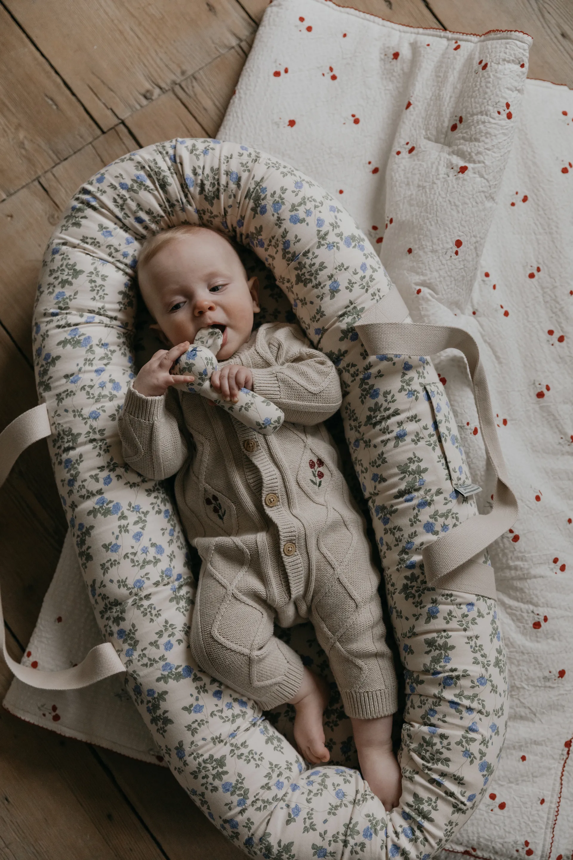 Coperta imbottita Poppy Seersucker , 100x140 cm Garbo&Friends