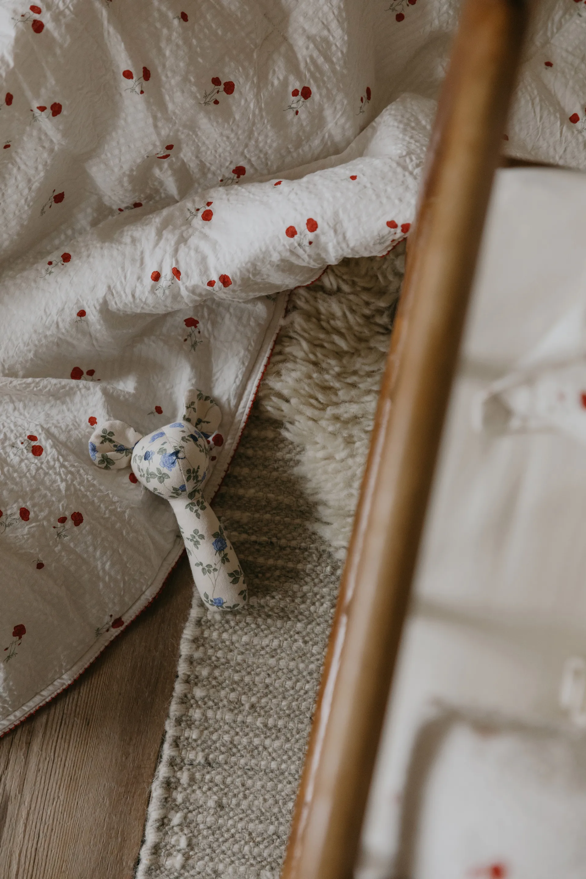 Coperta imbottita Poppy Seersucker , 100x140 cm Garbo&Friends