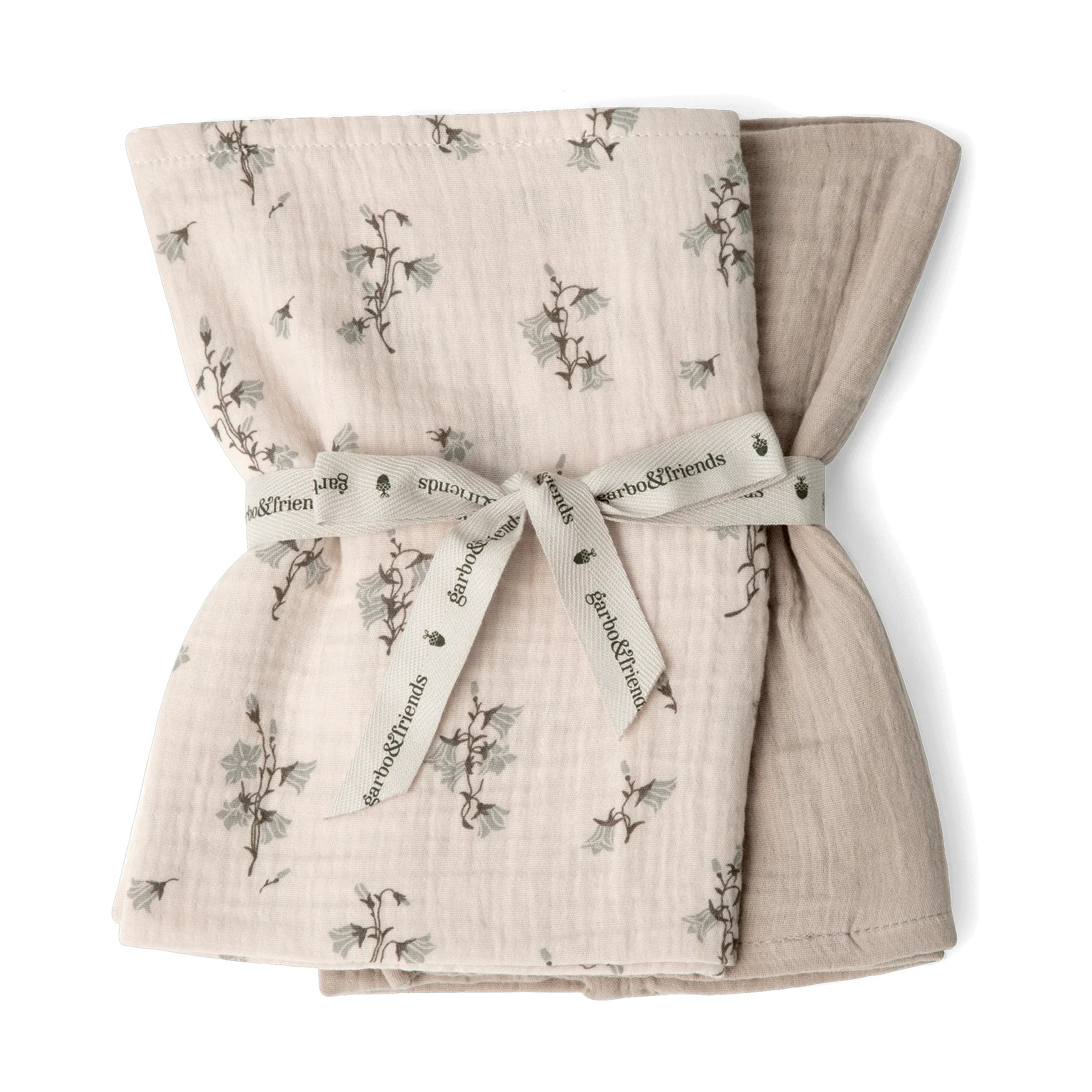 Coperta piccola Bluebell Muslin 2 pezzi, 60x60 cm Garbo&Friends